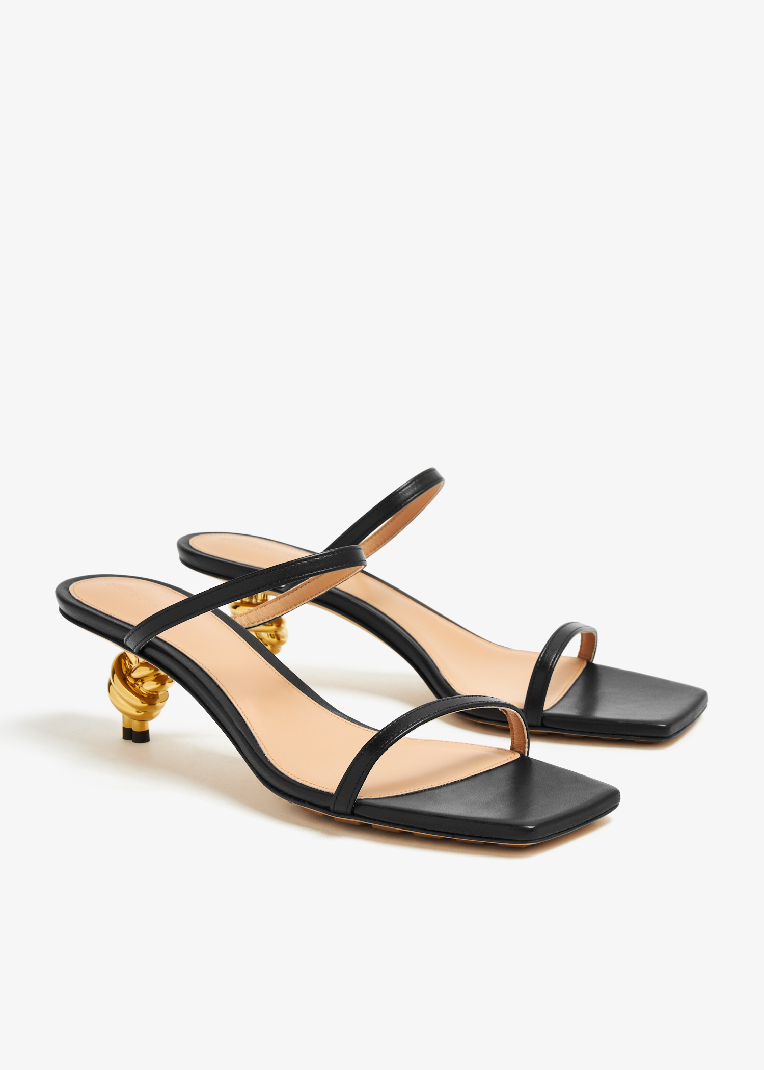 Bottega Veneta Knot mules for Women - Black in UAE | Level Shoes