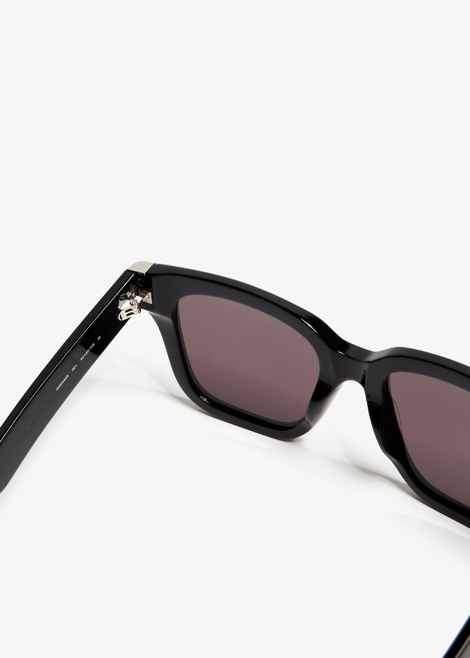 McQueen Punk Rivet Oversize sunglasses for Women - Black in