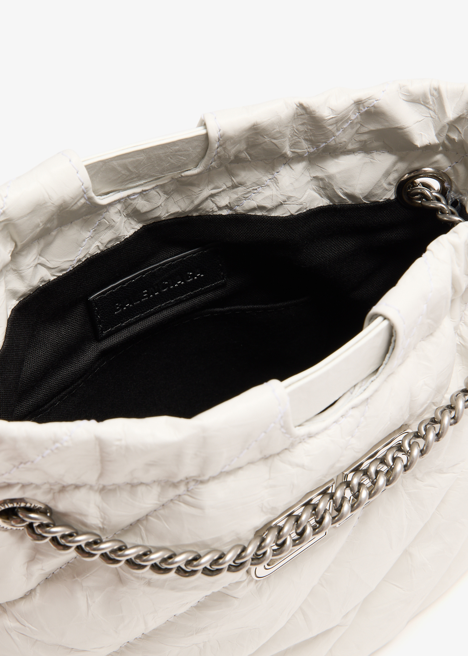 Balenciaga 女士Crush XS 手袋- 白色阿联酋| Level Shoes