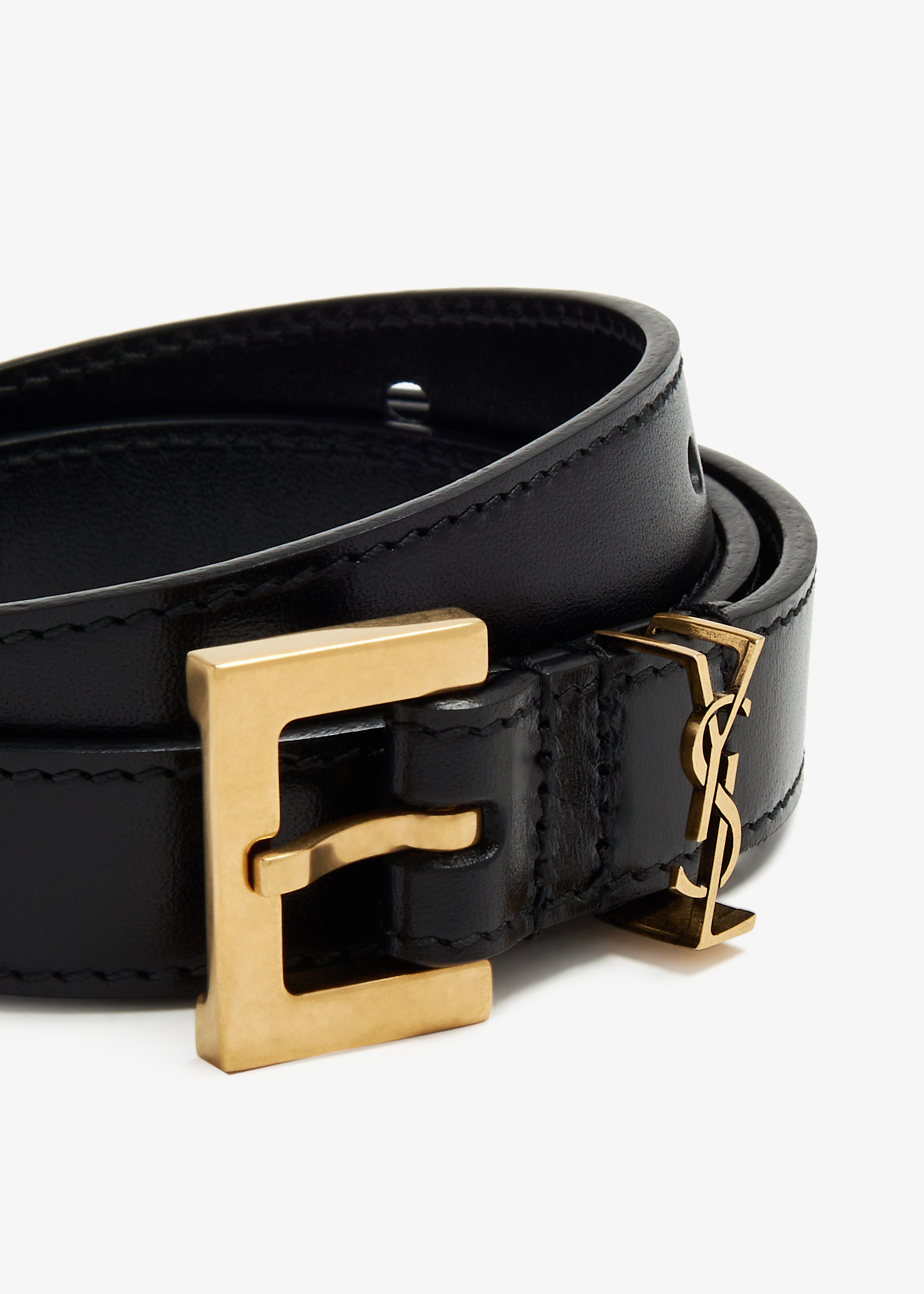 【送関込】Saint Laurent☆サンローラン Monogram belt SAINT LAURENT - Monogram belt | Leam Roma - Luxury Shopping