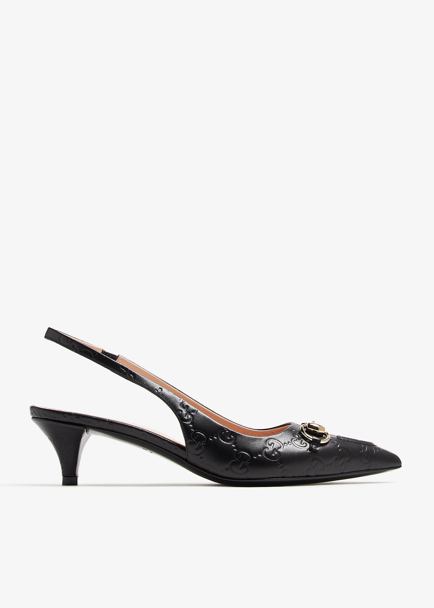 GUCCI ブラウン ポインテッドトゥ ミュール GUCCI グッチ ミュール ポインテッドトゥ