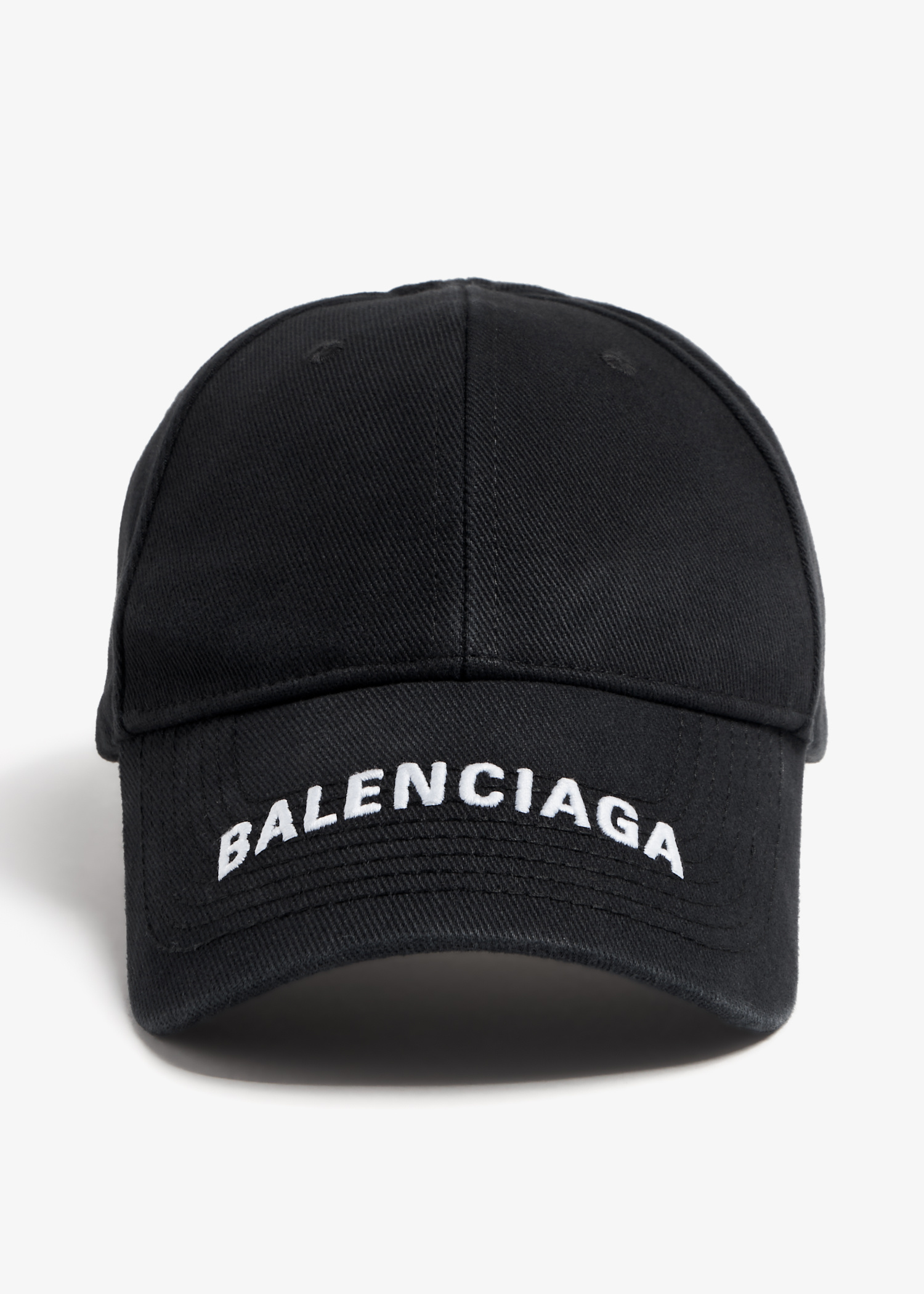 【BALENCIAGA】logo cap ロゴ キャップ L 59ブラック Balenciaga Logo Baseball Cap hat [Authentic: Size L 59]Comes