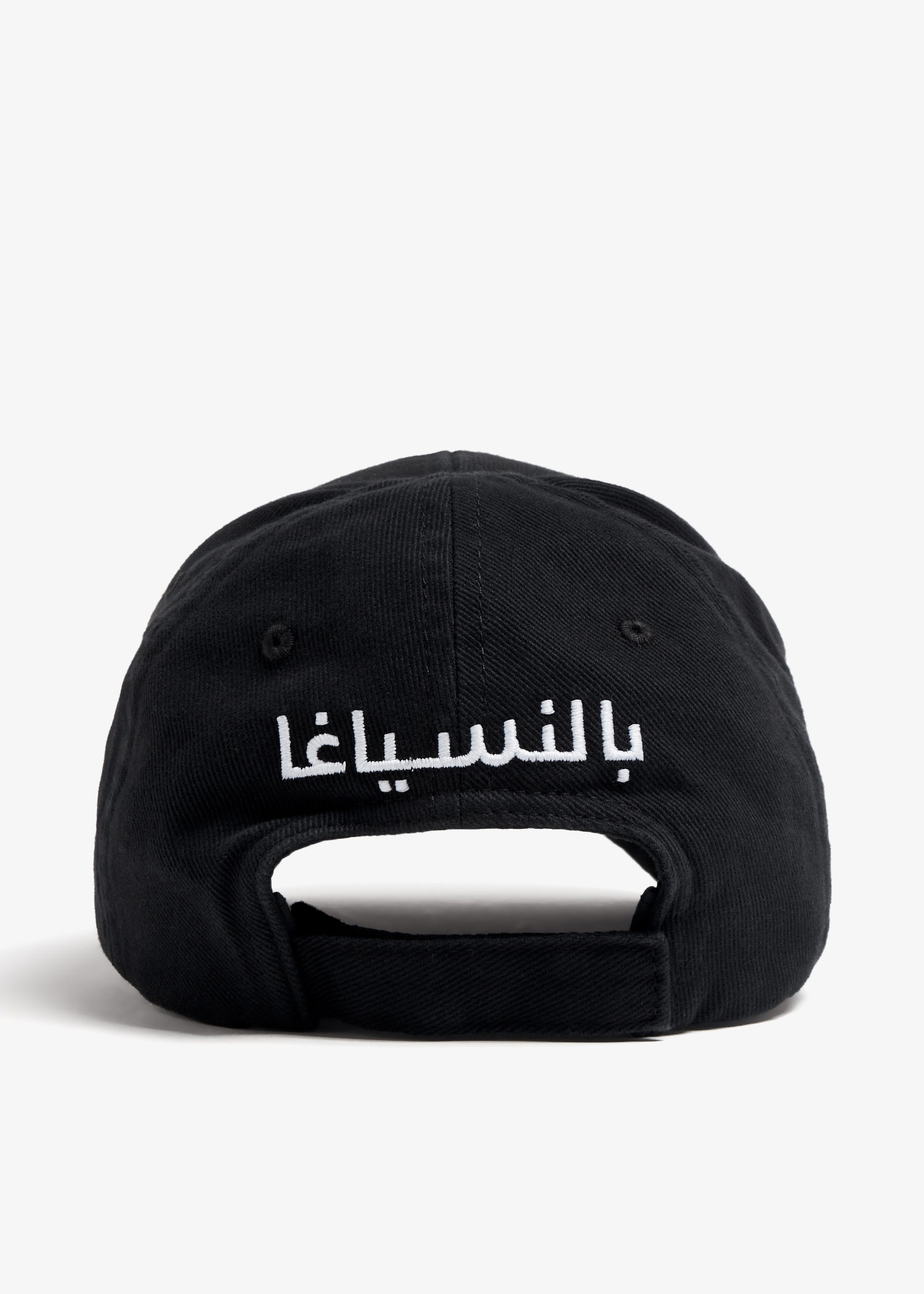 【関税＆送料込み】Balenciaga Blackletter Script Cap Blackletter Script Cap in Black Faded | Balenciaga US