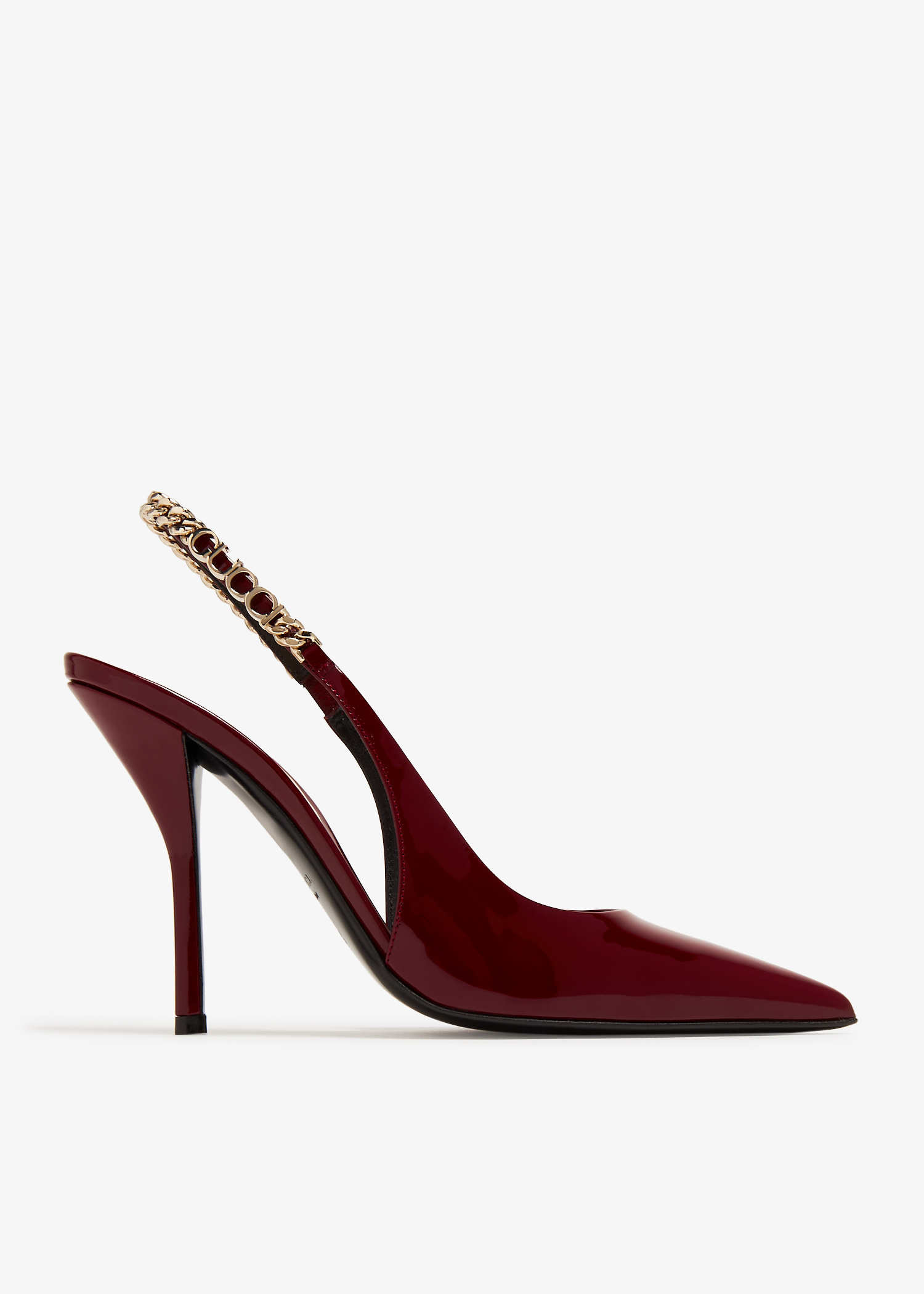GUCCI ポインテッドトゥミュール ベージュ・レッド GUCCI ポインテッドトゥミュール ベージュ・レッド