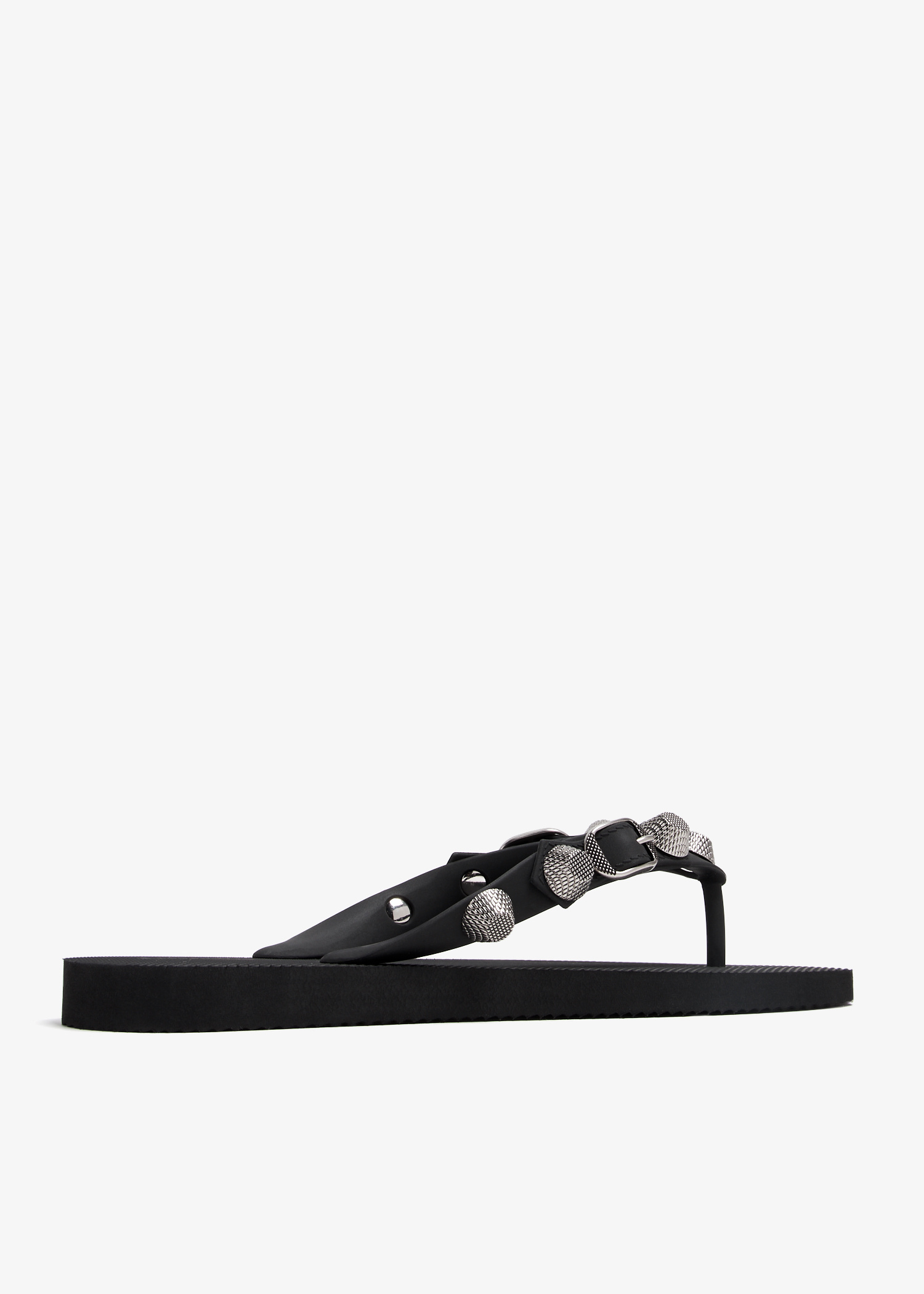 Balenciaga Cagole thong sandals for Women - Black in UAE