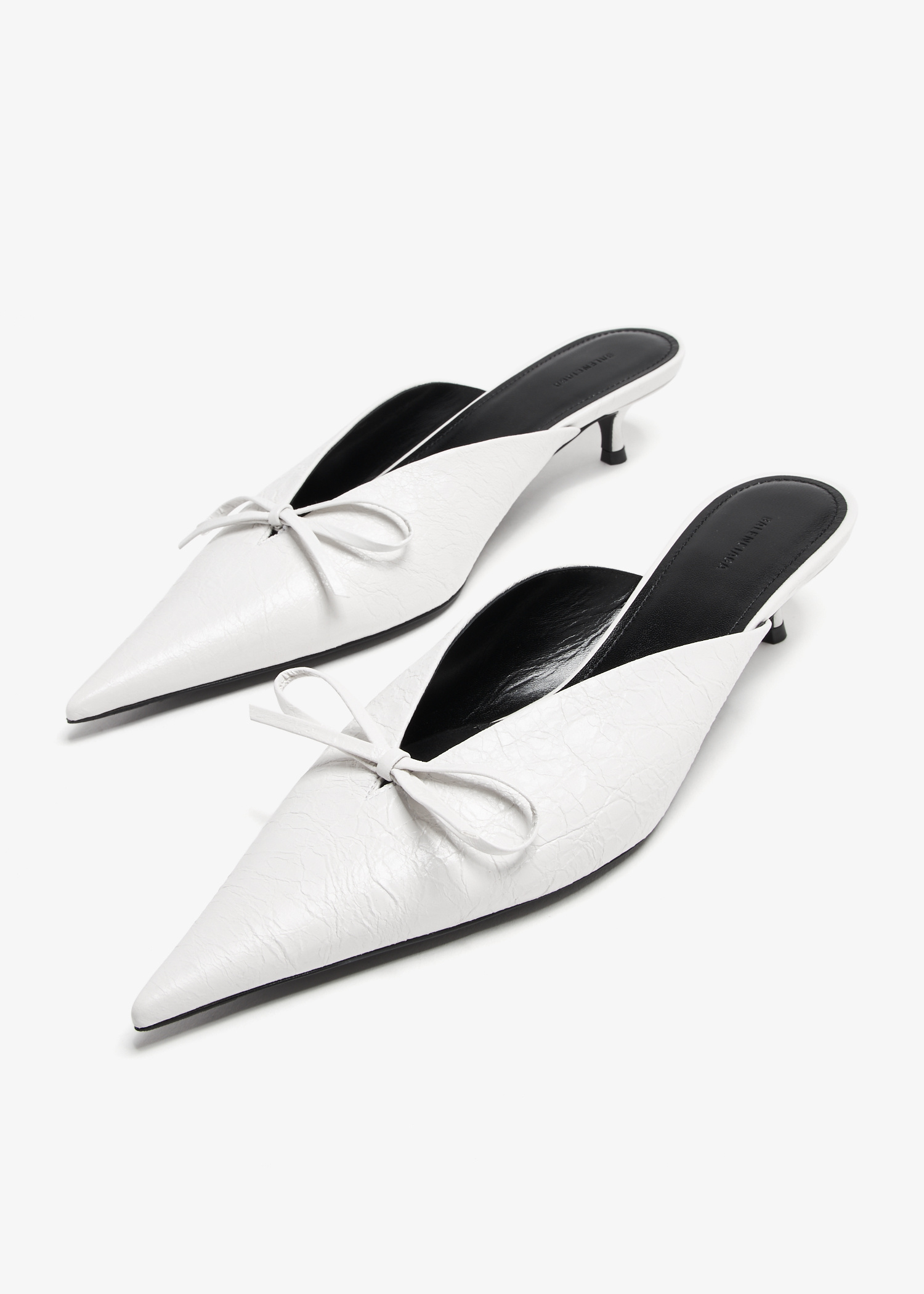 ◆春パンプス◆【BALENCIAGA】Knife ボウ 40 メタリックミュール ◇春パンプス◇【BALENCIAGA】Knife ボウ 40 メタリックミュール