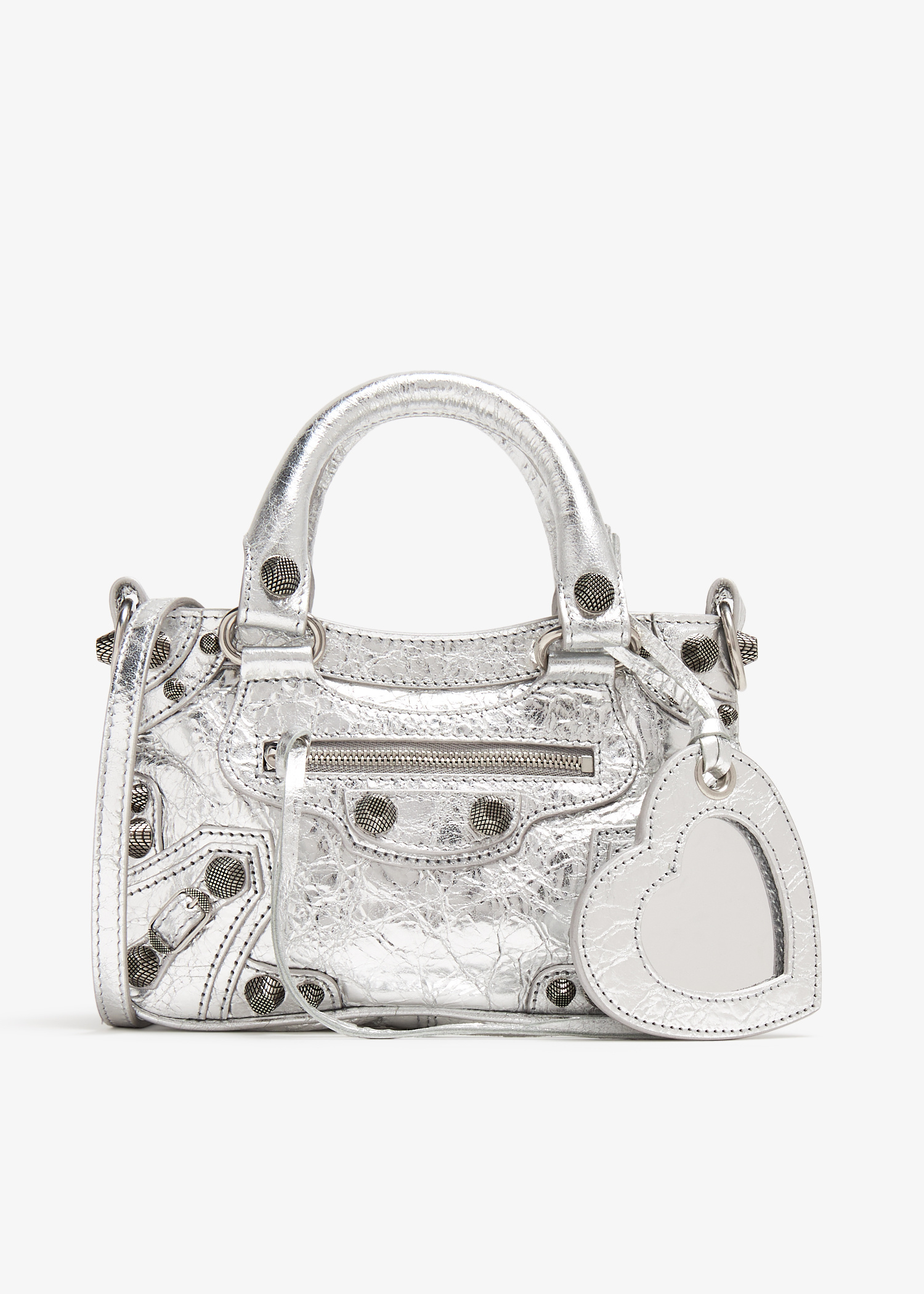 Balenciaga Neo Cagole mini tote bag for Women - Silver in