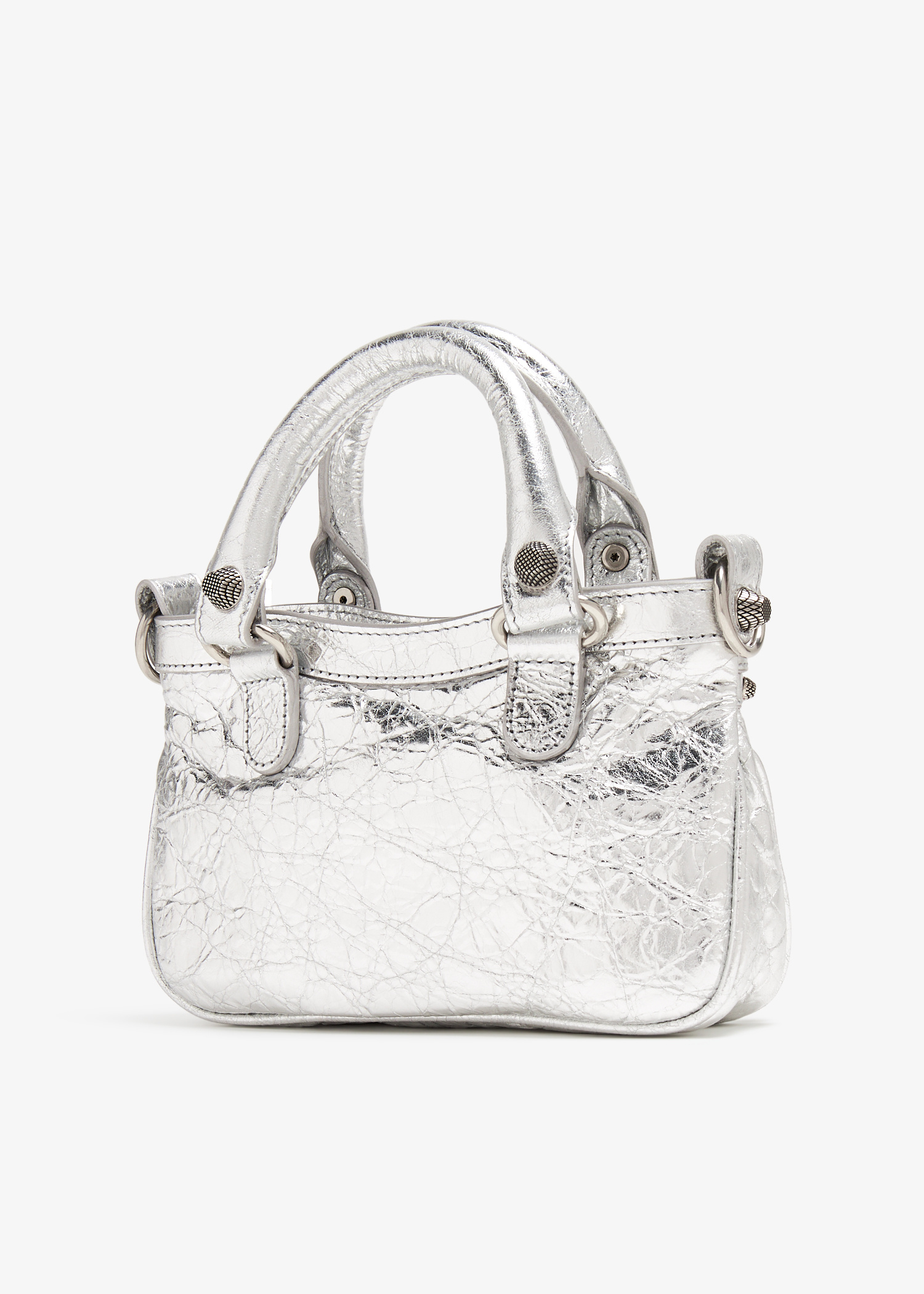 Balenciaga Neo Cagole mini tote bag for Women - Silver in USA
