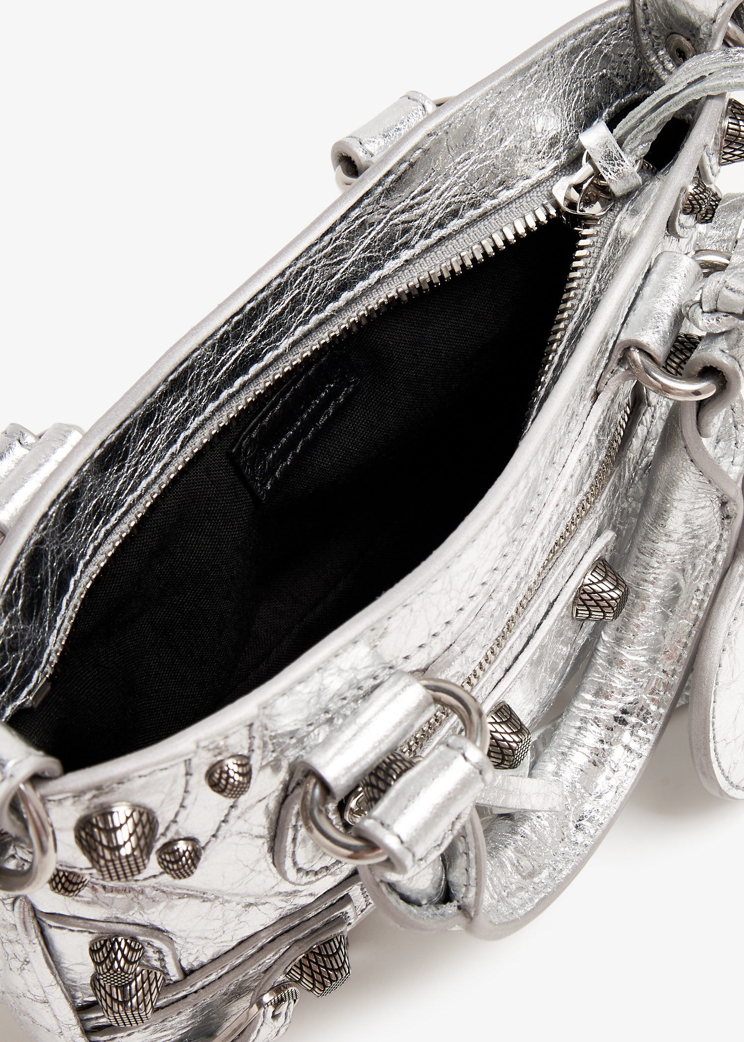 Balenciaga Neo Cagole mini tote bag for Women - Silver in