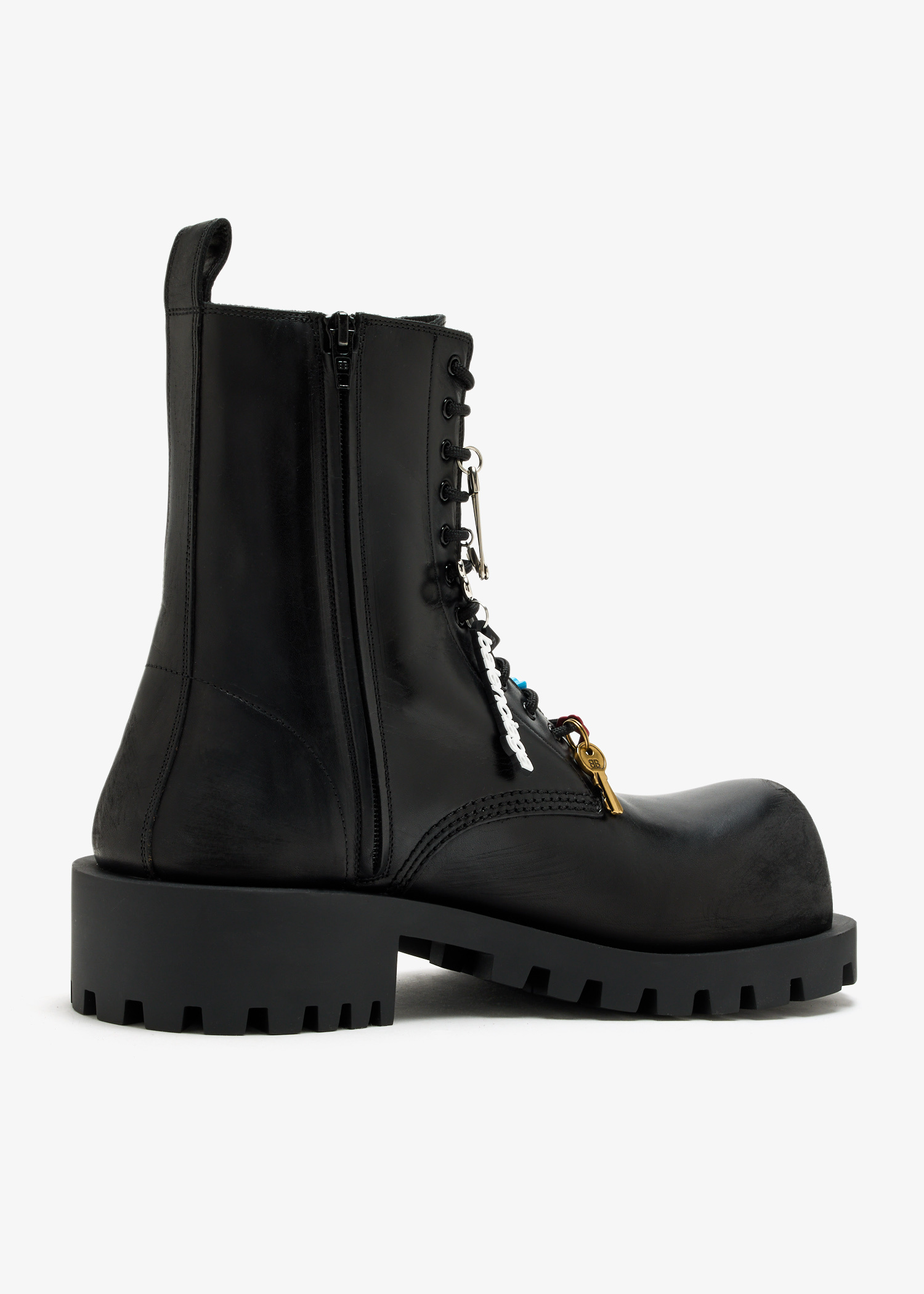 Balenciaga Hummer lace-up booties for Men - Black in KSA