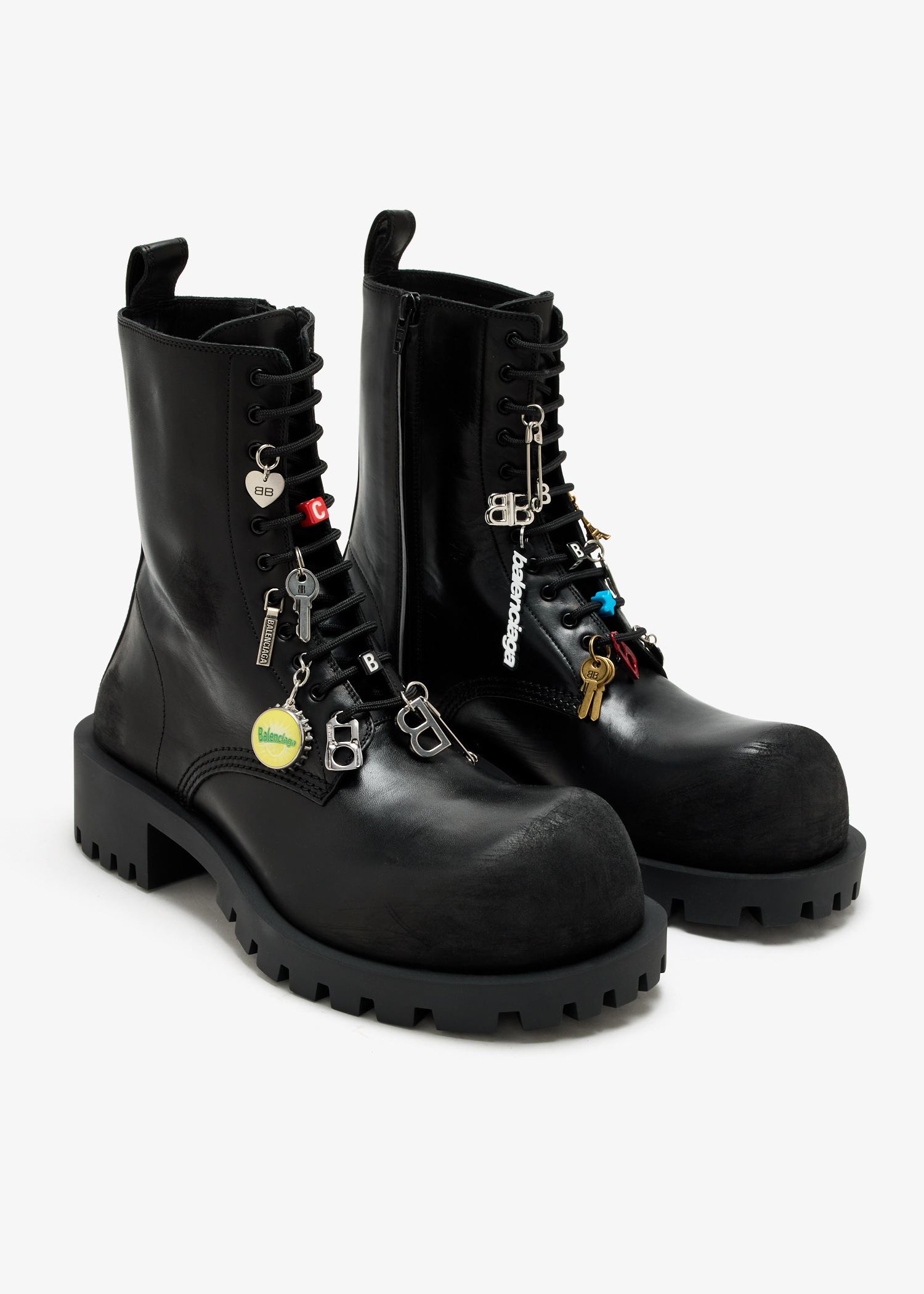 Balenciaga Hummer lace-up booties for Men - Black in UAE