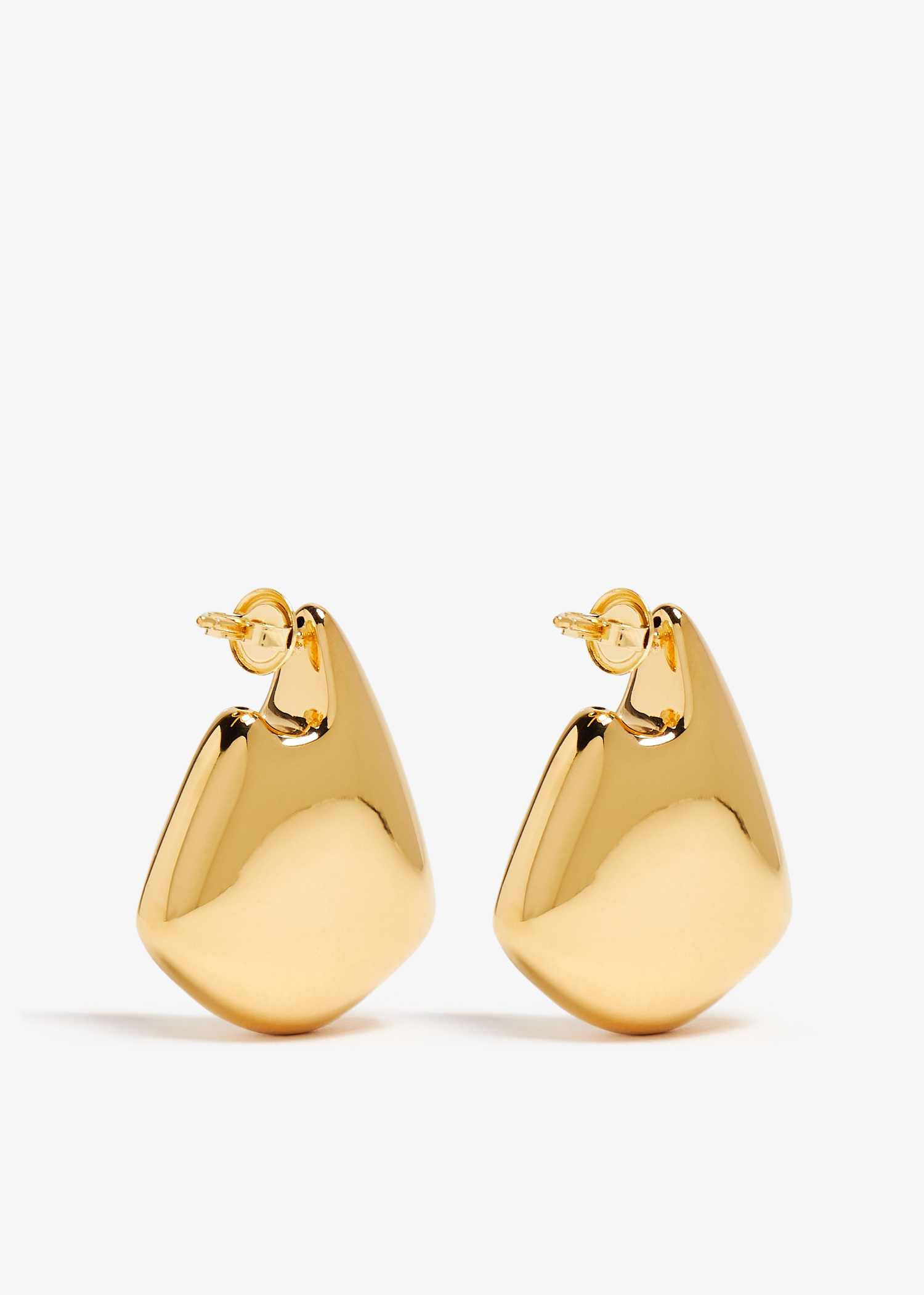 Bottega Veneta Small Fin earrings for Women - Gold in Qatar