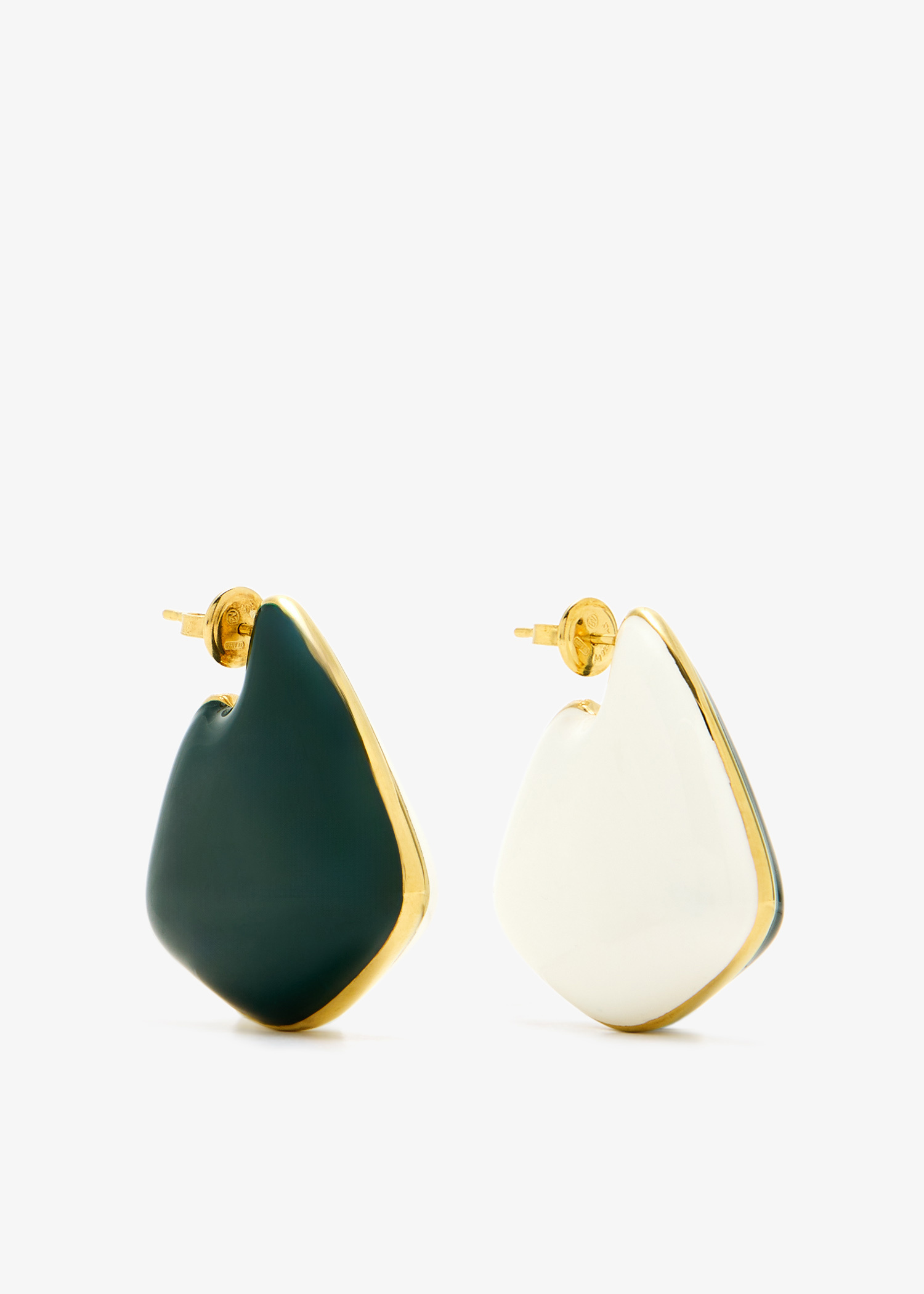Bottega Veneta Small fin earrings for Women - Gold in UAE