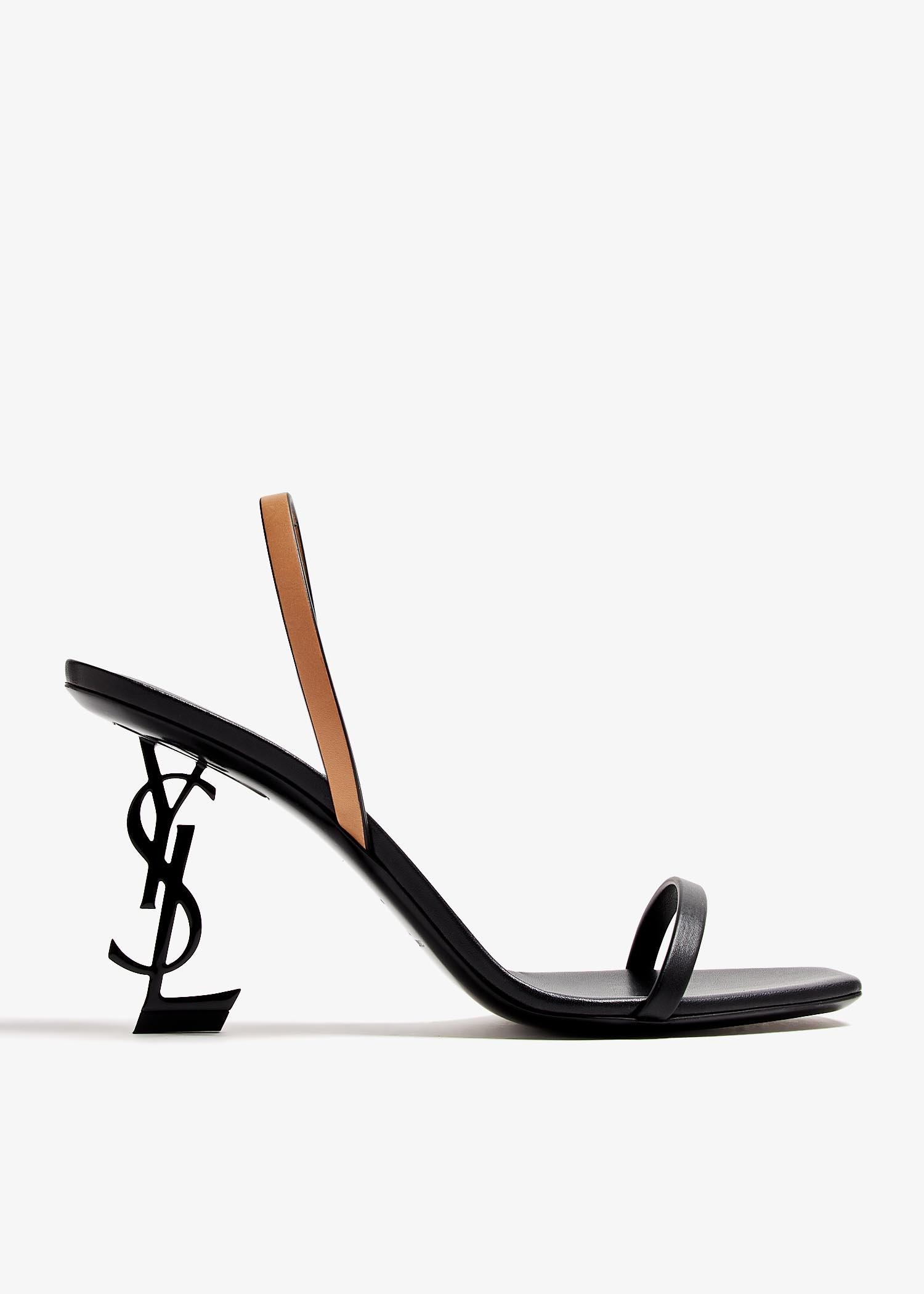 Saint Laurent Opyum sandals for Women - Black in Oman | Level Shoes