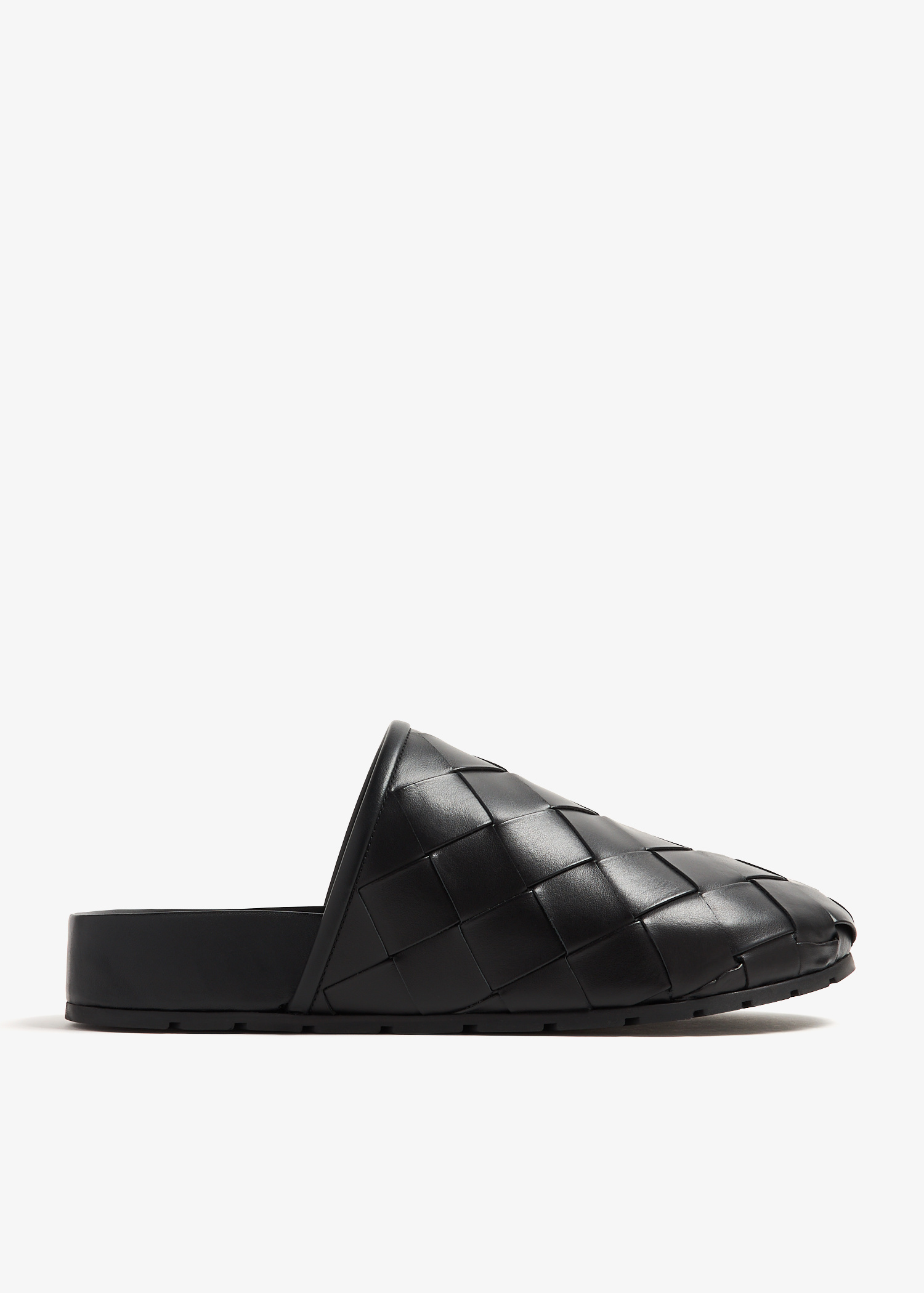 Bottega Veneta Reggie mules for Men - Black in KSA | Level Shoes