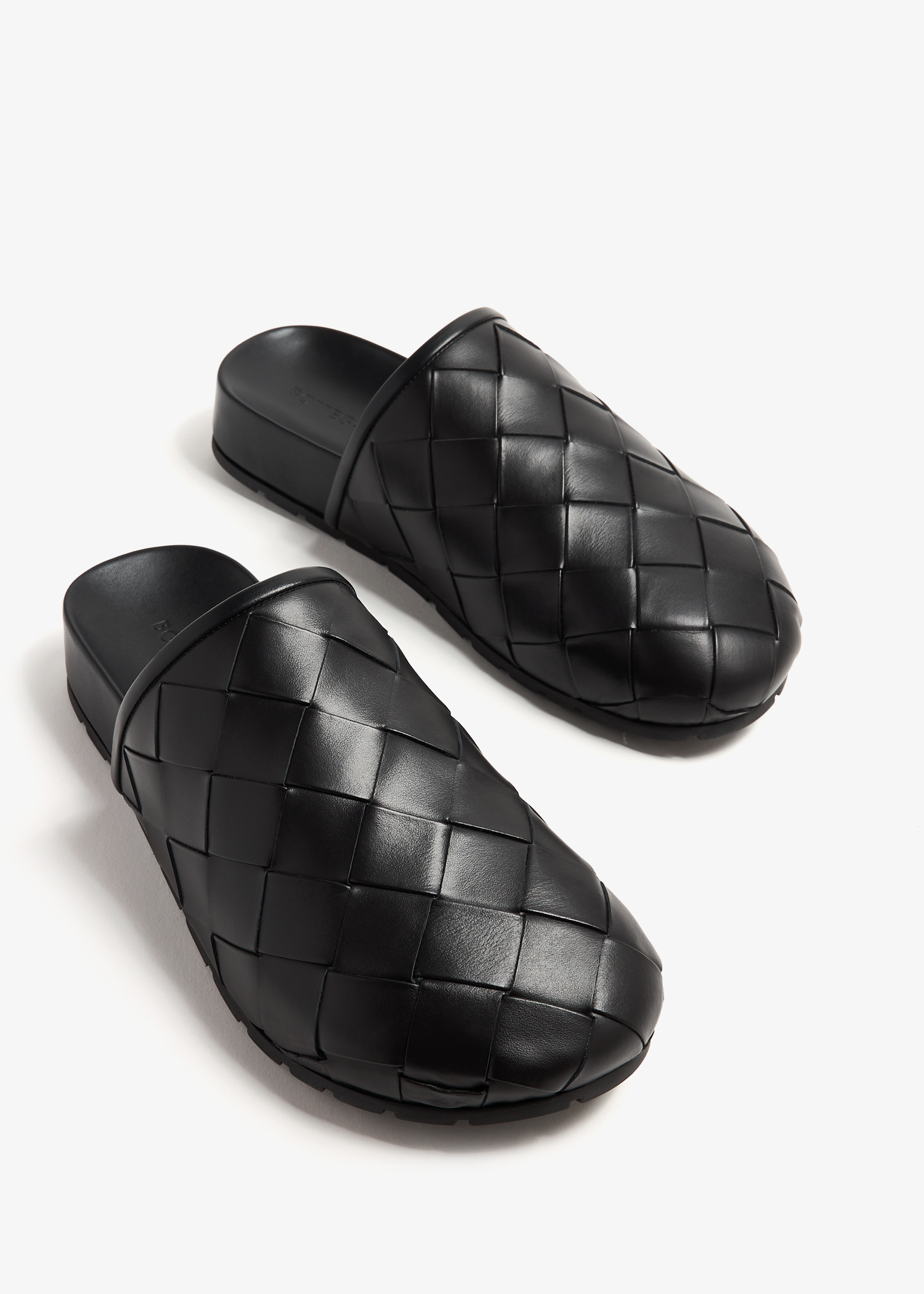 Bottega Veneta Reggie mules for Men - Black in USA | Level Shoes