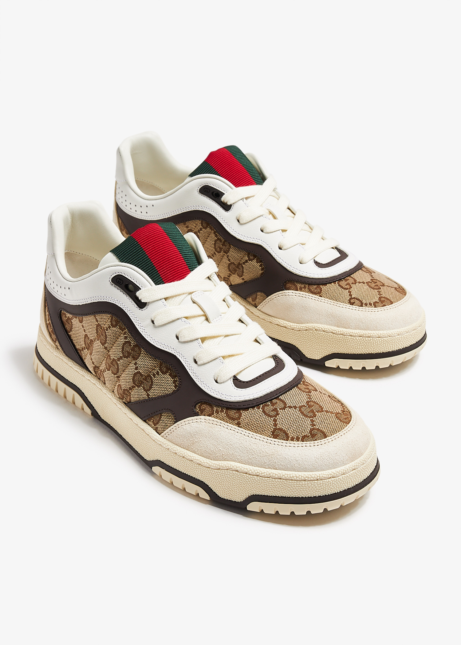 Gucci Re-Web sneakers for Men - Beige in UAE | Level Shoes