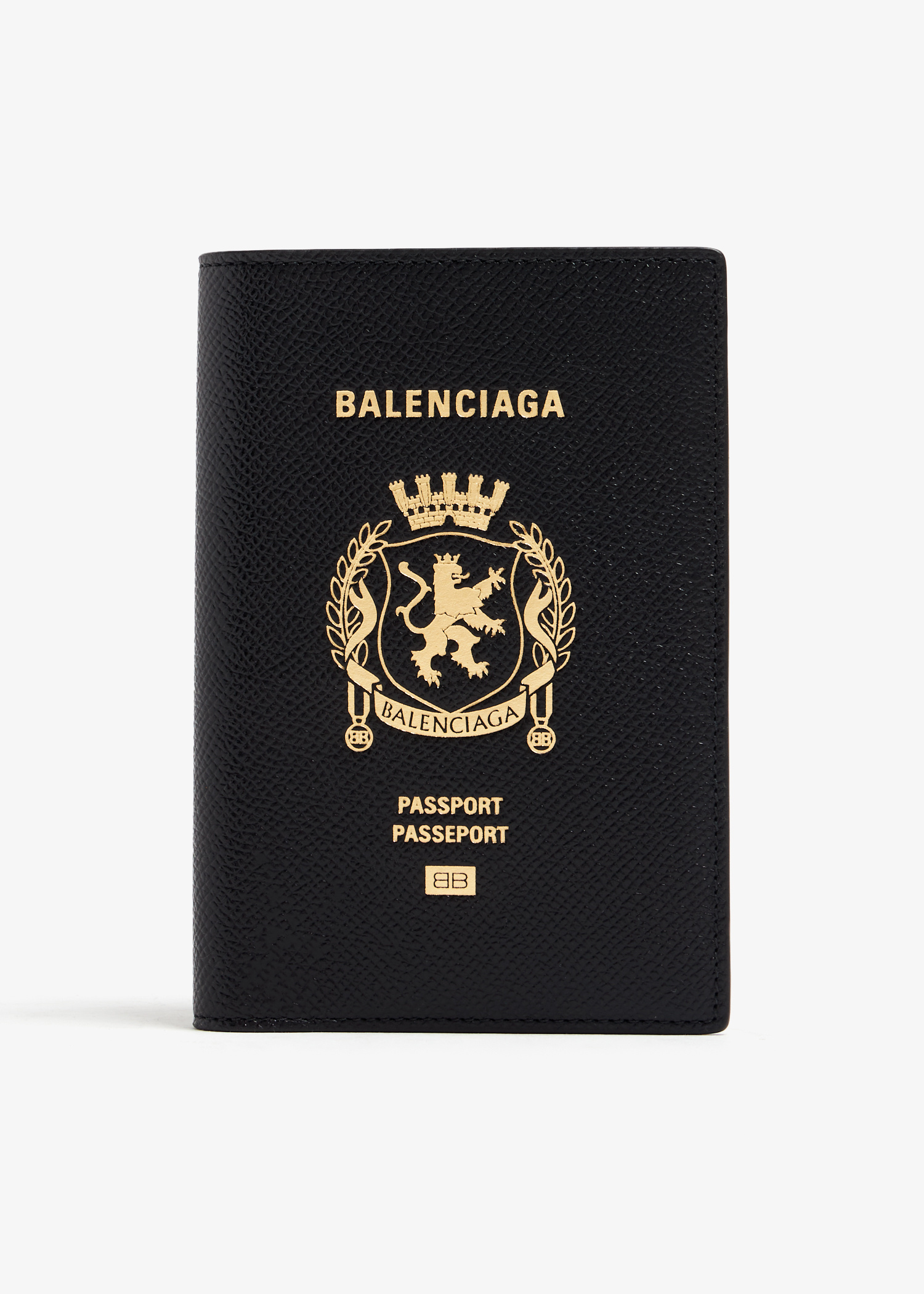 VIP【関税送料無料】希少 Balenciaga Passport Holder バレンシアガ - BALENCIAGA | PASSPORT PHONE HOLDER-Black-Fの