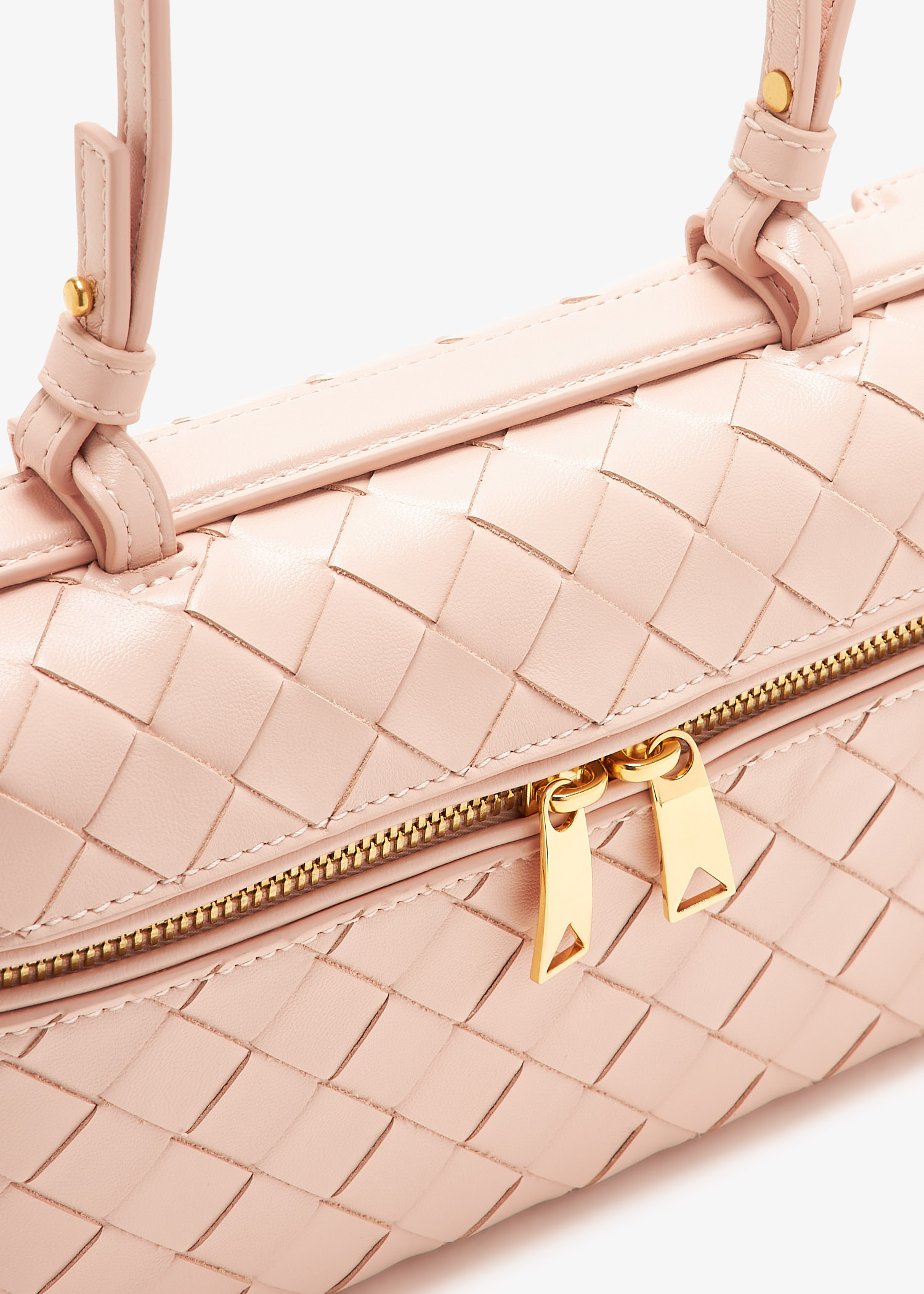 Her lip to ♡ Juliet Vanity Bag Light Pink Arwen Quilted Top Handle Vanity Bag - CHARLES