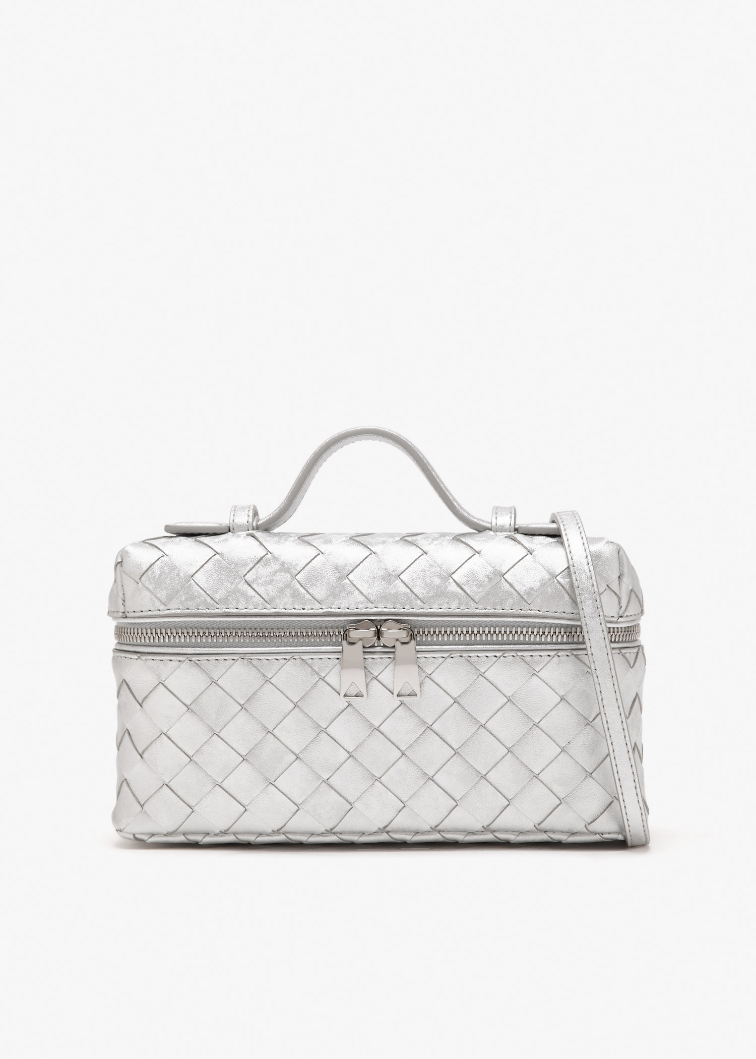 Bottega Veneta Bang Bang vanity case for Women - Silver in UAE