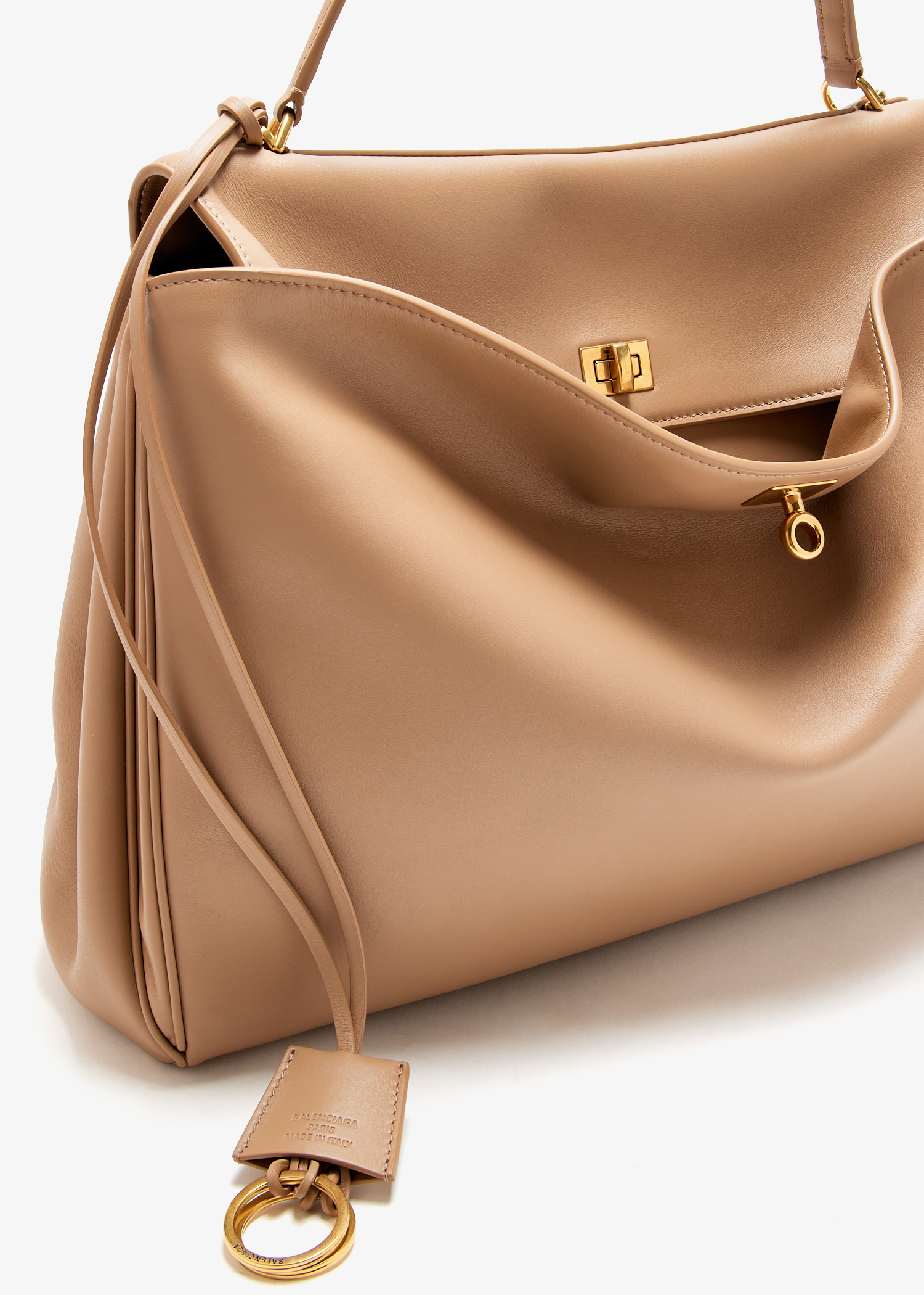 Balenciaga Rodeo large handbag for Women - Beige in UAE | Level Shoes