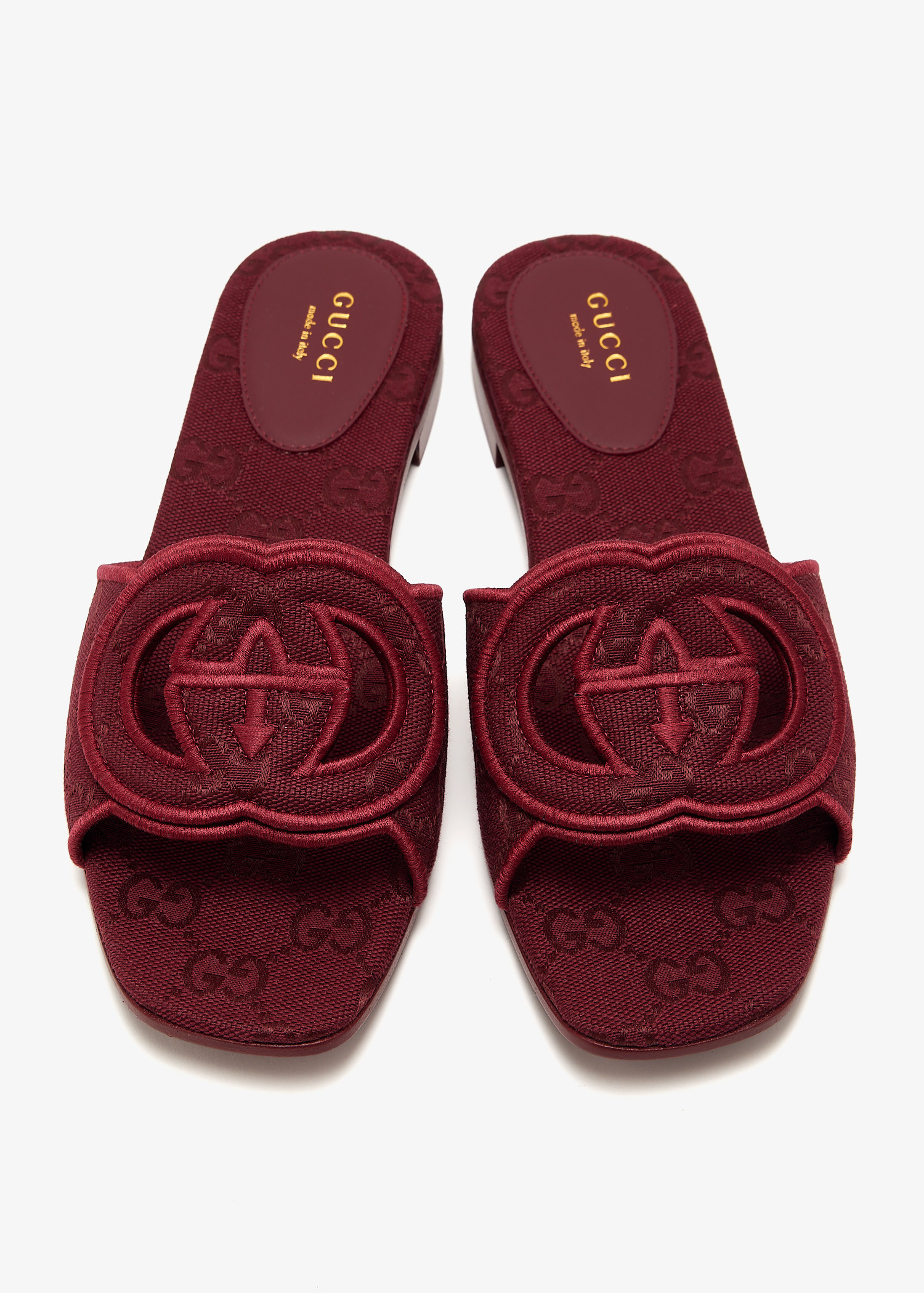 GUCCI ミュール 36C Mules 36 Gucci Rubber Monogram Black | Monogram Paris