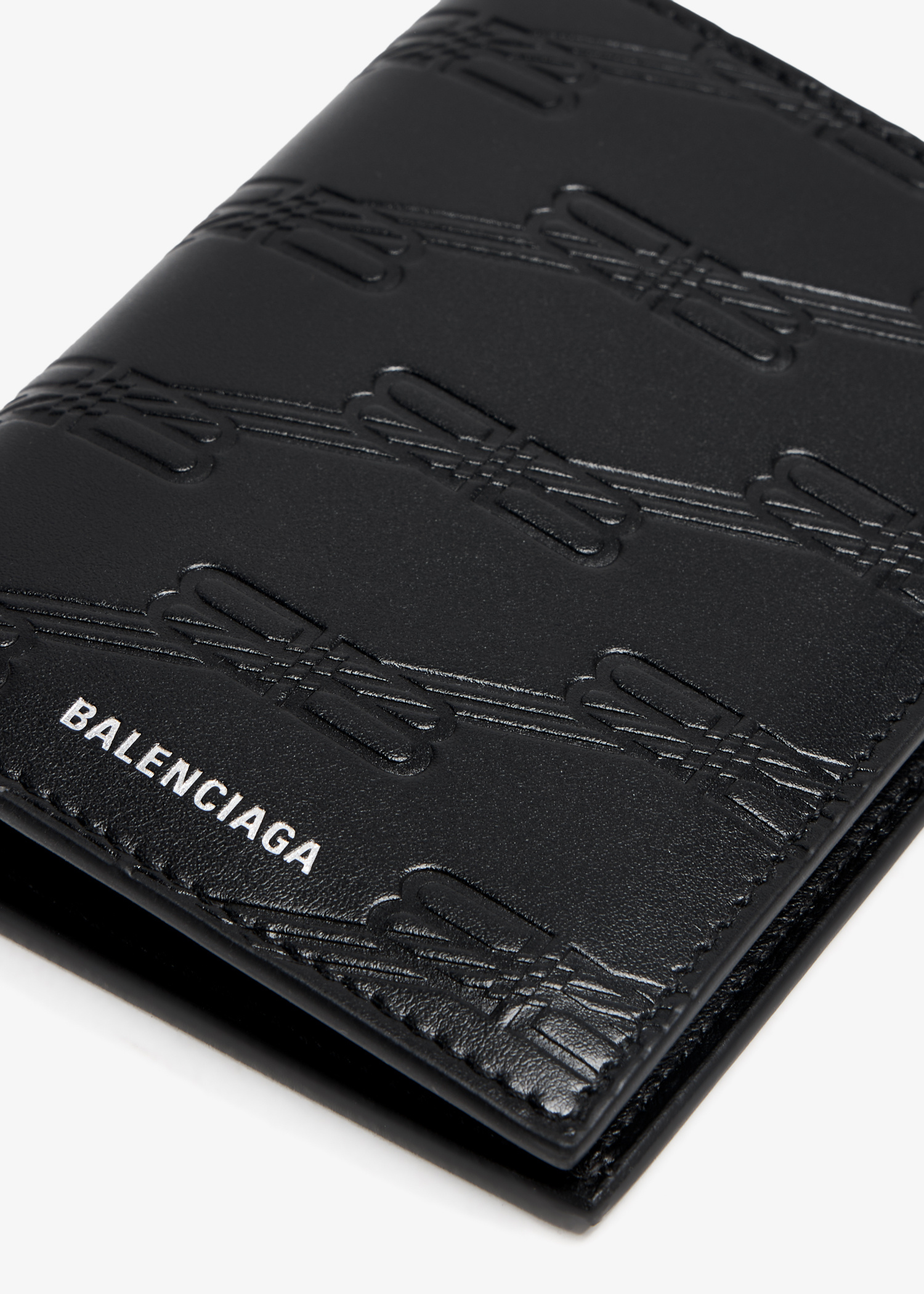 Balenciaga BB Monogram vertical bi-fold wallet for Men