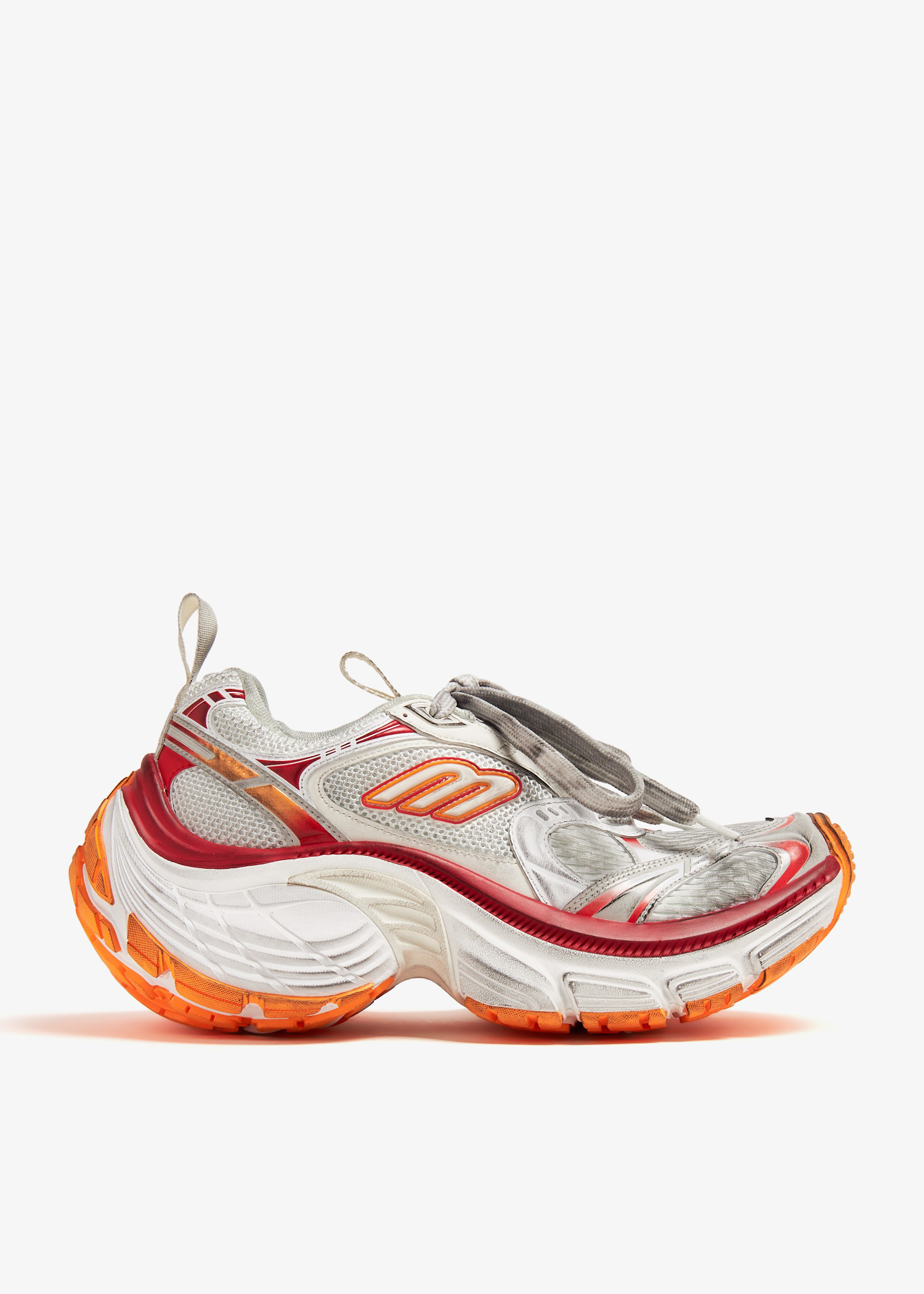 シューズ・サンダルその他 BALENCIAGA Woman Shoes Silver 720762W0FOW 5600 Balenciaga 3XL Sneakers With Rhinestones | Saks Fifth Avenue