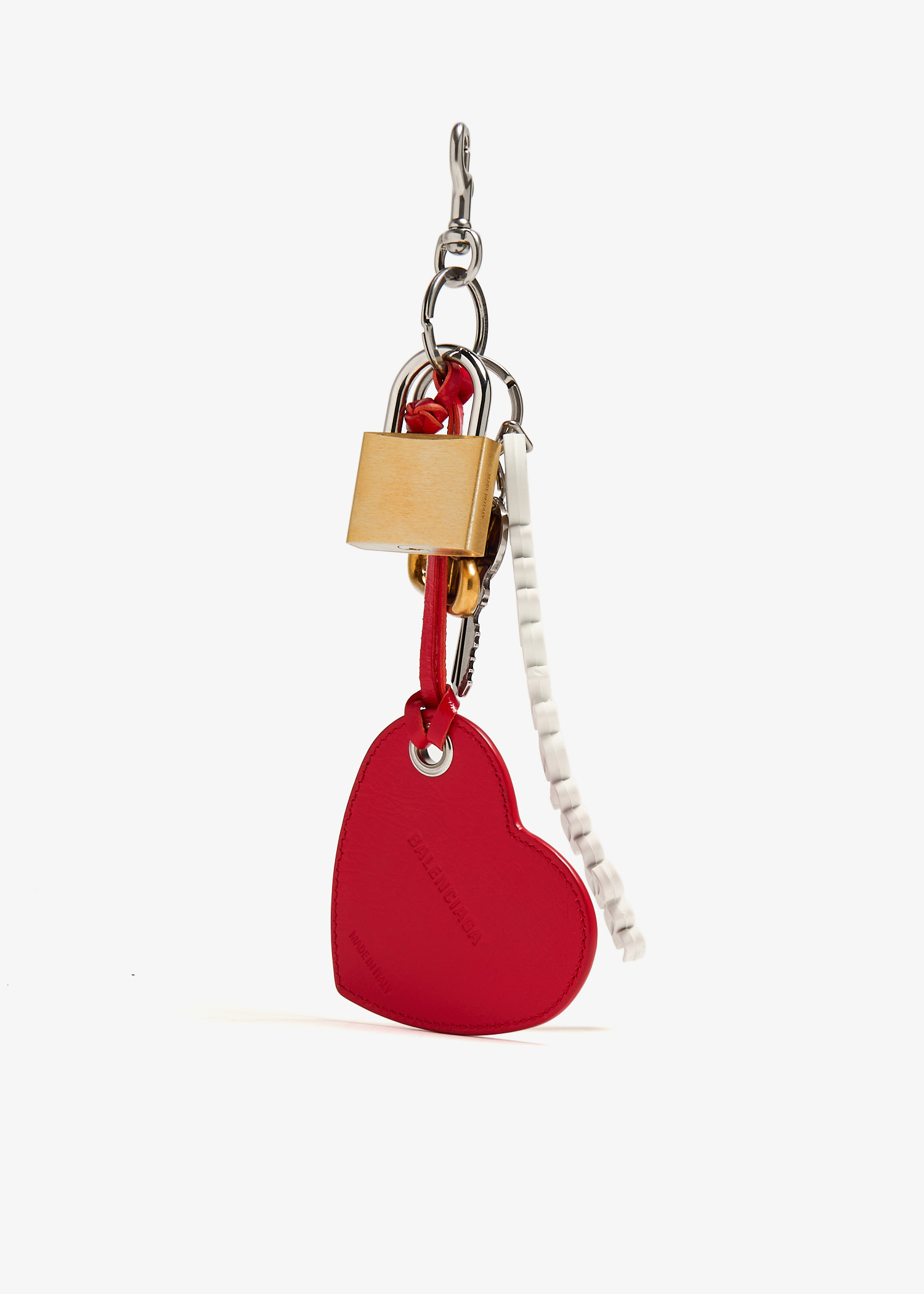 大人のリッチ感【BALENCIAGA】Paloma brass keychain Balenciaga Paloma keyring for Women - Silver in UAE | Level