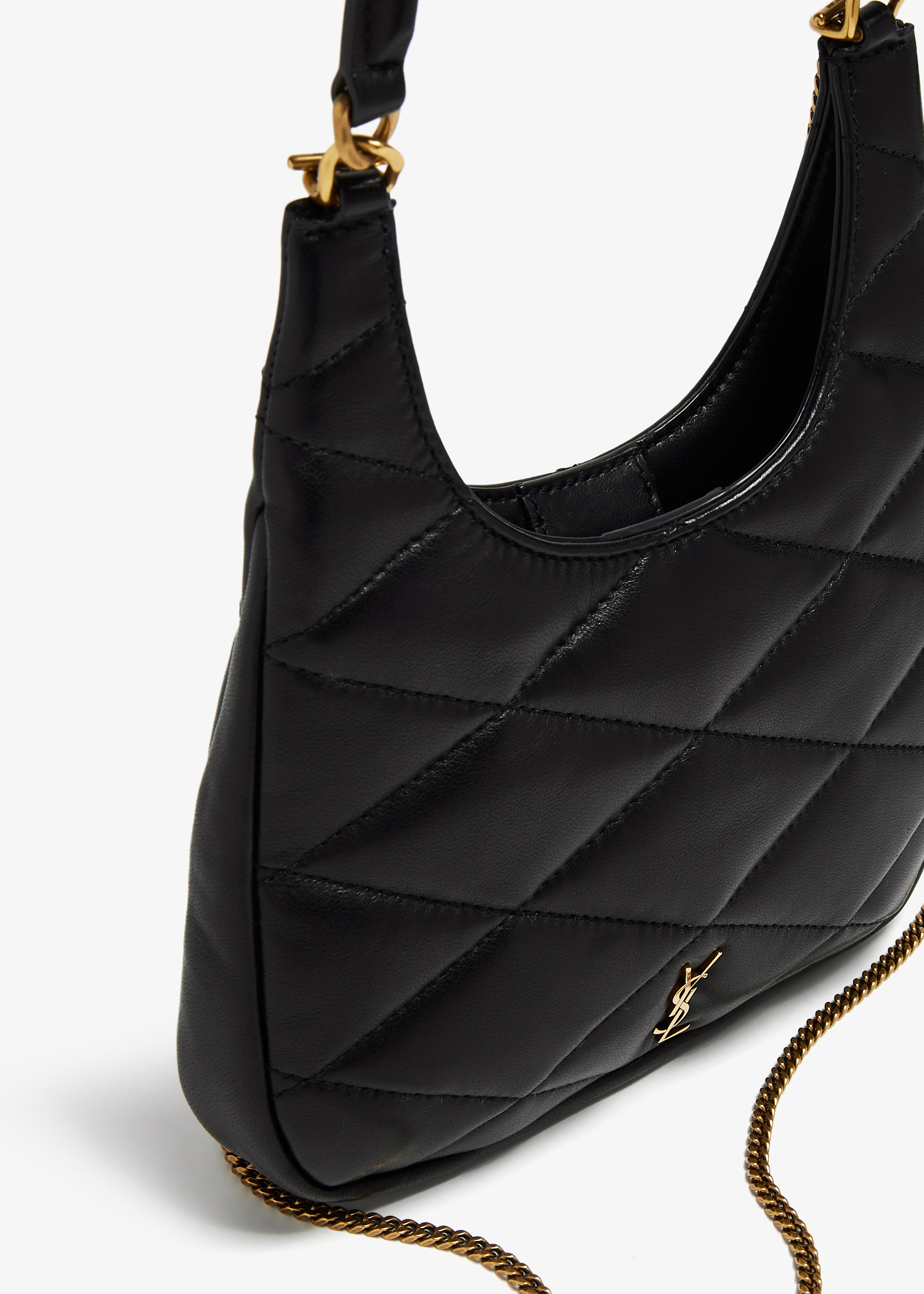 Saint Laurent Sade mini hobo bag for Women - Black in Qatar