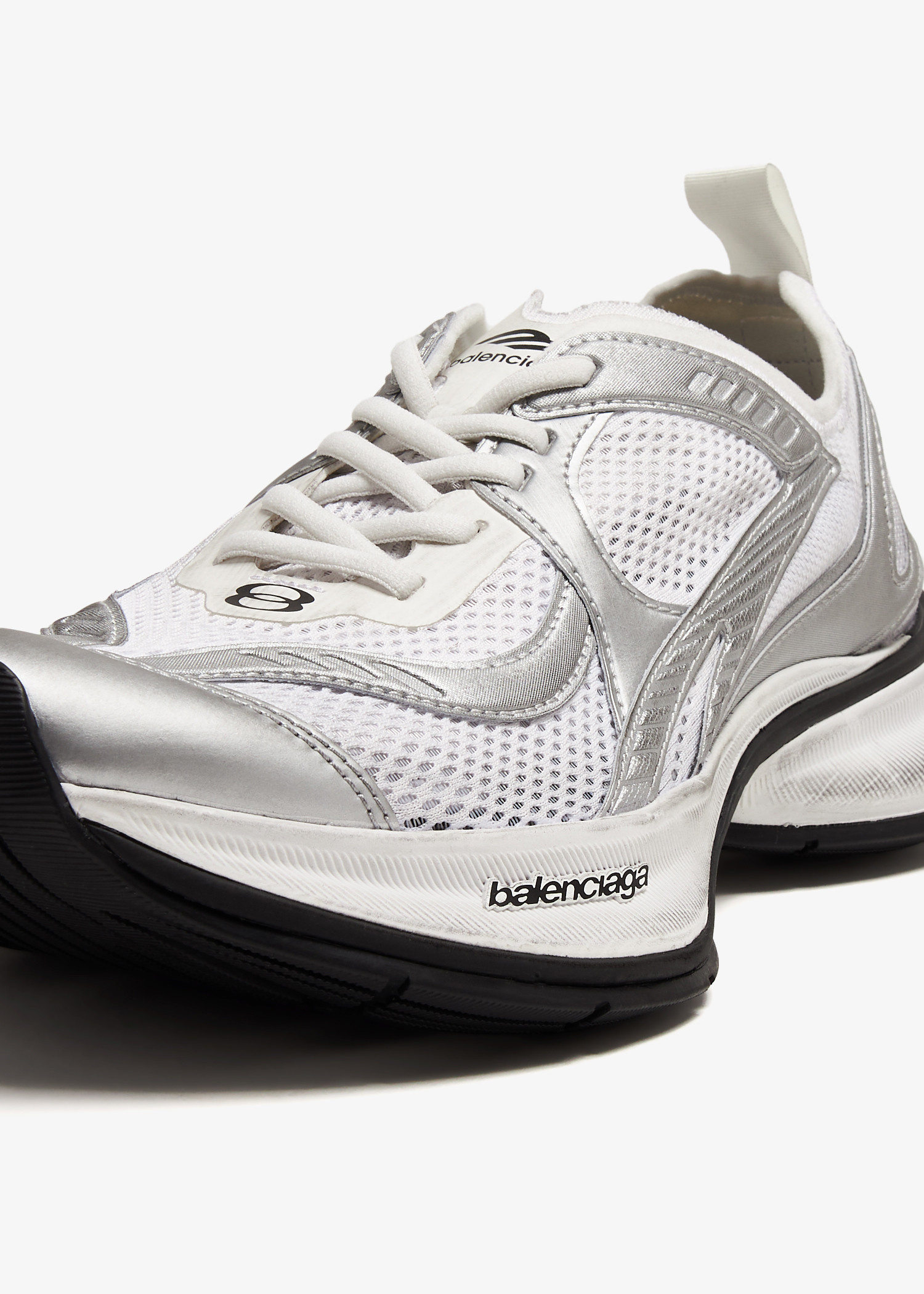 関税込【BALENCIAGA】トリプル S Wht/Blk 9010 ホワイト の ウィメンズ Under Armour® 3XL Knit スニーカー