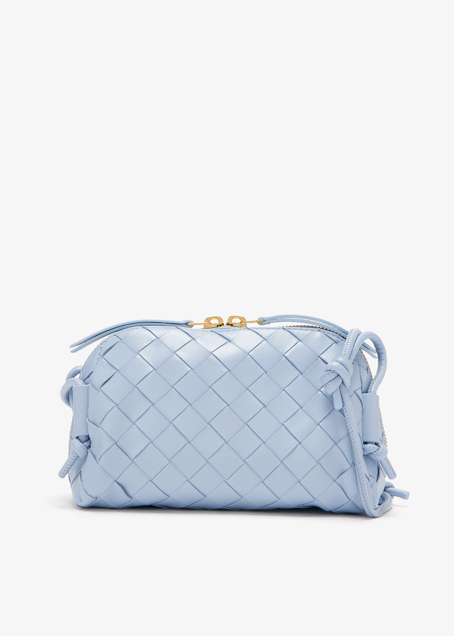 [nuuanu ] / ☆ Venti Bag / Blue Bottega Veneta - Mini Pouch - Blue Vinyl - GHW - Pre Loved