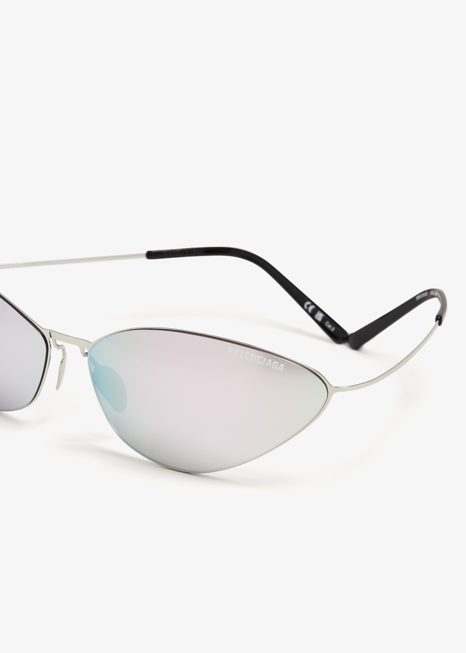 【BALENCIAGA】 MALIBU ROUND Malibu Round Sunglasses in Silver | Balenciaga US