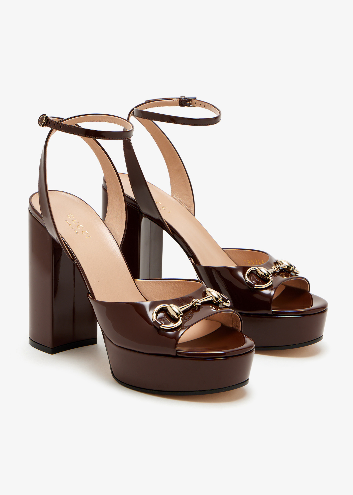 Gucci Horsebit platform sandals for Women - Brown in KSA | Level Shoes