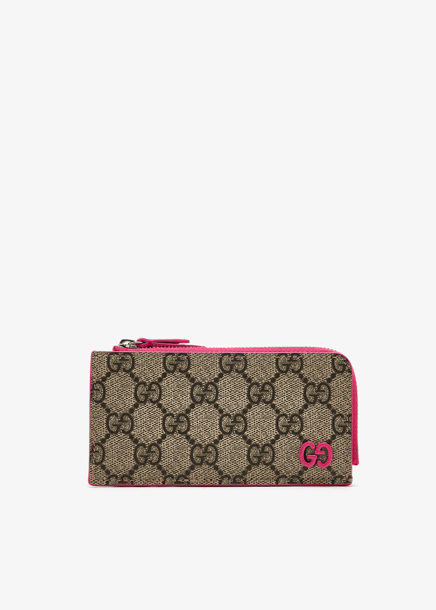 Gucci GG zip card case for Men - Beige in UAE | Level Shoes