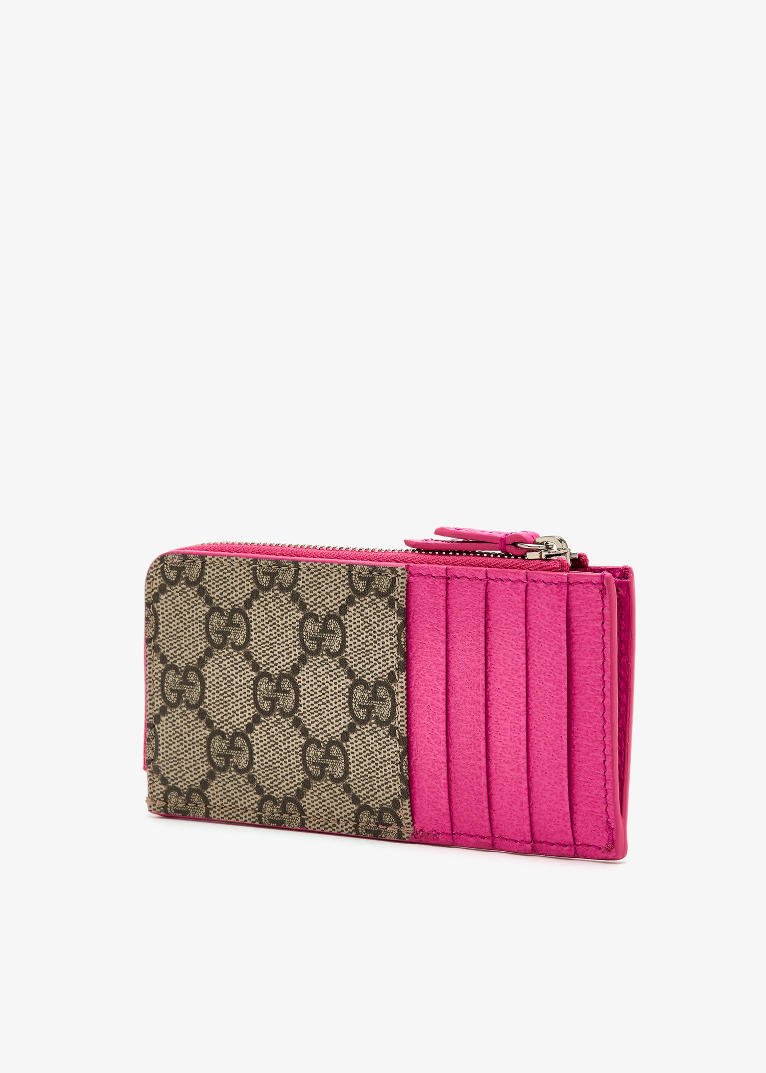 Gucci GG zip card case for Men - Beige in UAE | Level Shoes