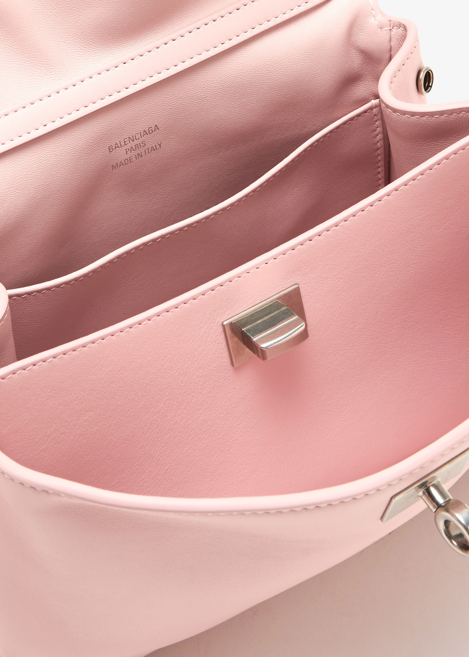 【関税&送料込】Balenciaga Powder Pink Leather Mini Rodeo Ha Rodeo Mini leather tote bag in pink - Balenciaga | Mytheresa