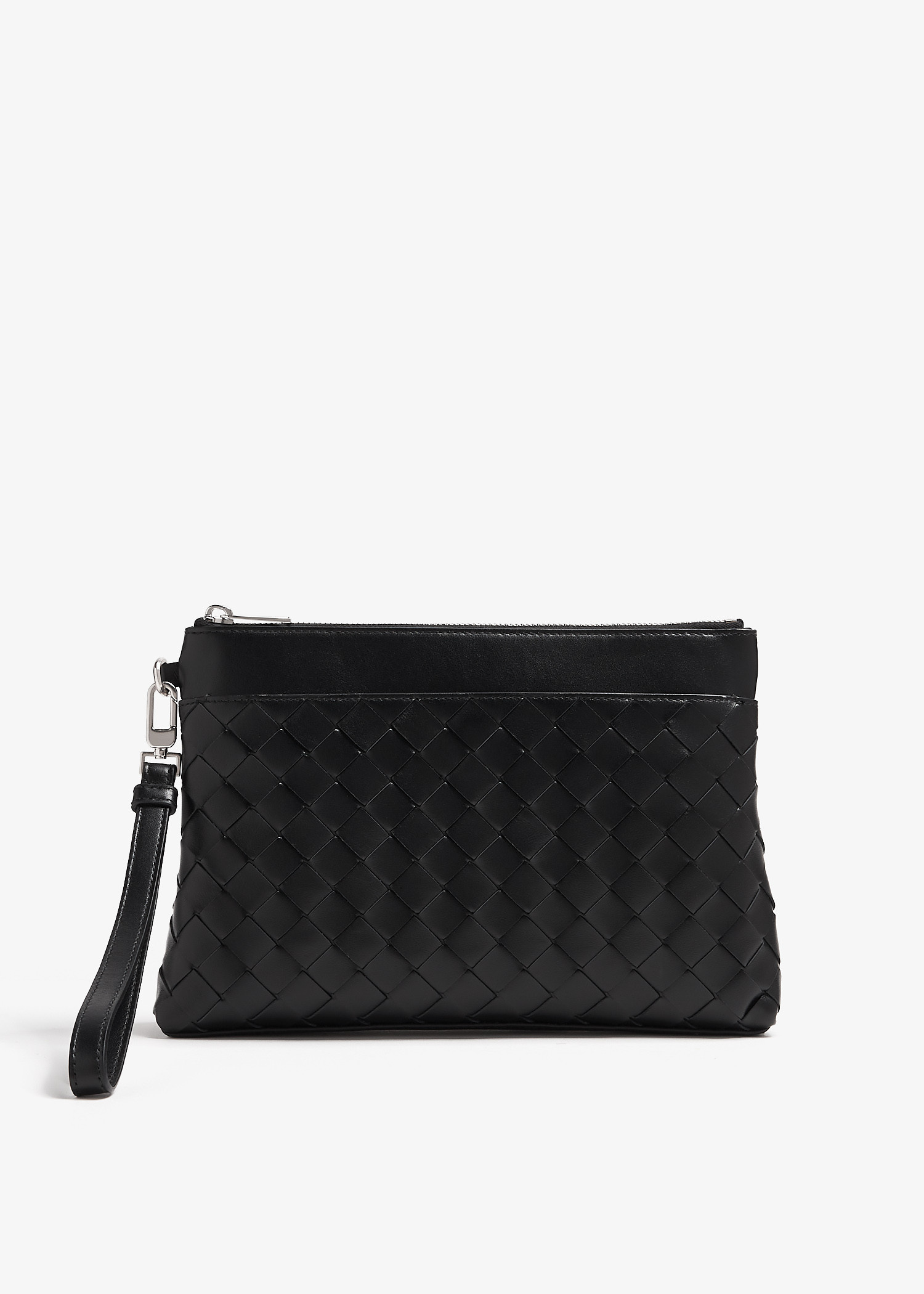 Bottega Veneta Intrecciato Prism pouch for Men - Black in USA