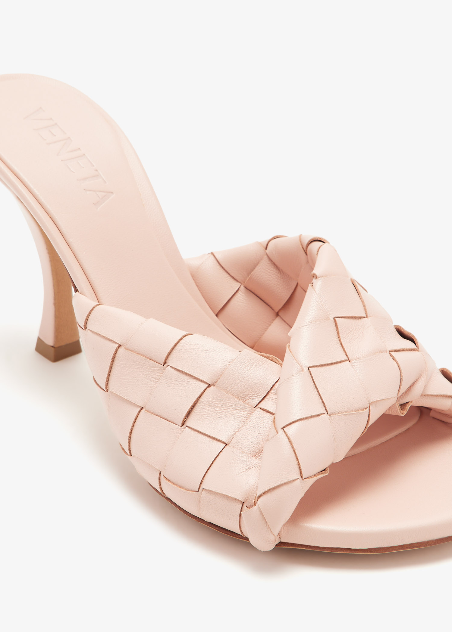大注目 BOTTEGA VENETA◆Ellipse スモールリング ピンククォーツ Bottega Veneta Blink sandals for Women - Pink in UAE | Level