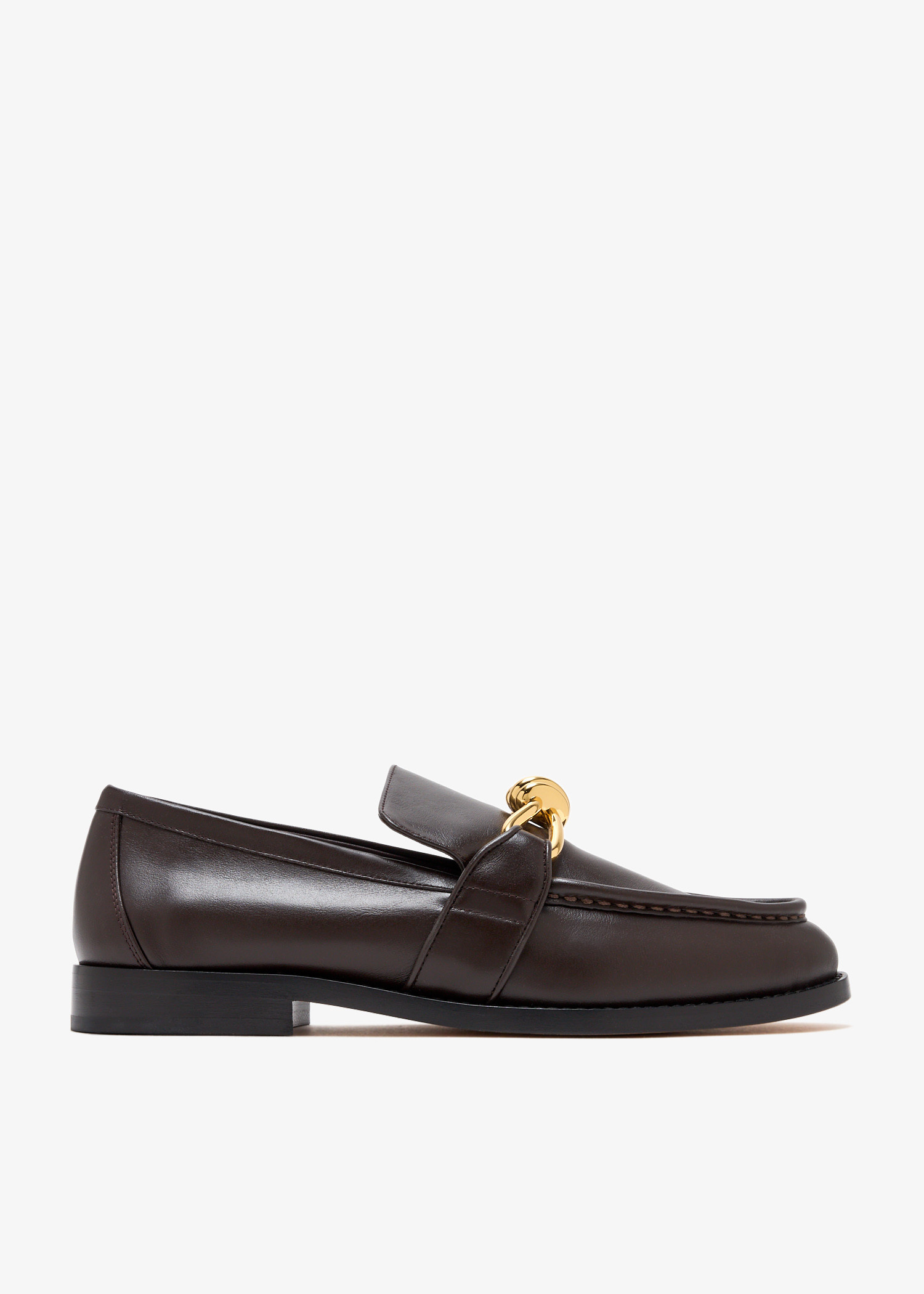 美品 BOTTEGA VENETA レザーローファー BOTTEGA VENETA(ボッテガヴェネタ) ローファー ブラック サイズ