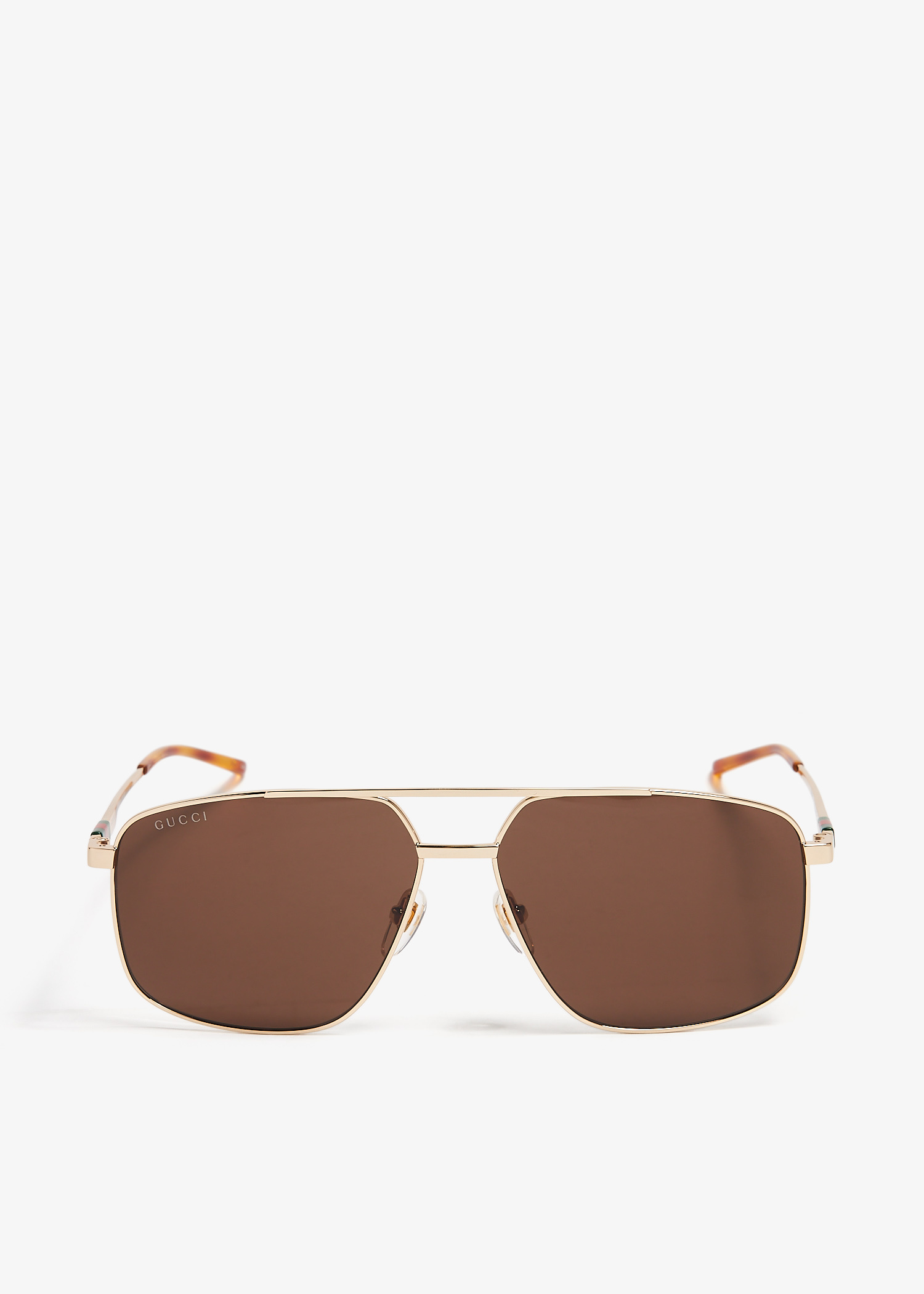 【関税込み】Gucci ゴールド パイロット ナビゲーターメガネ Navigator frame sunglasses in gold-toned metal | GUCCI® US
