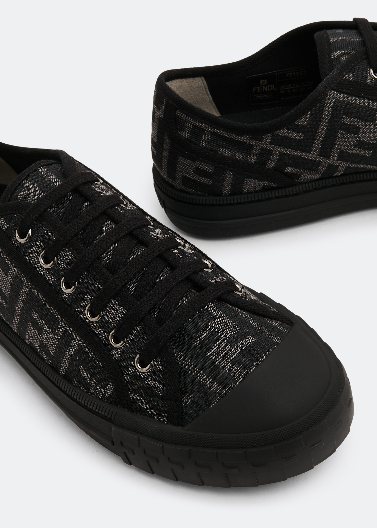 FENDI Domino sneakers for Men - Black in UAE | Level Shoes FENDI Domino sneakers for Men - Black in UAE | Level Shoes
