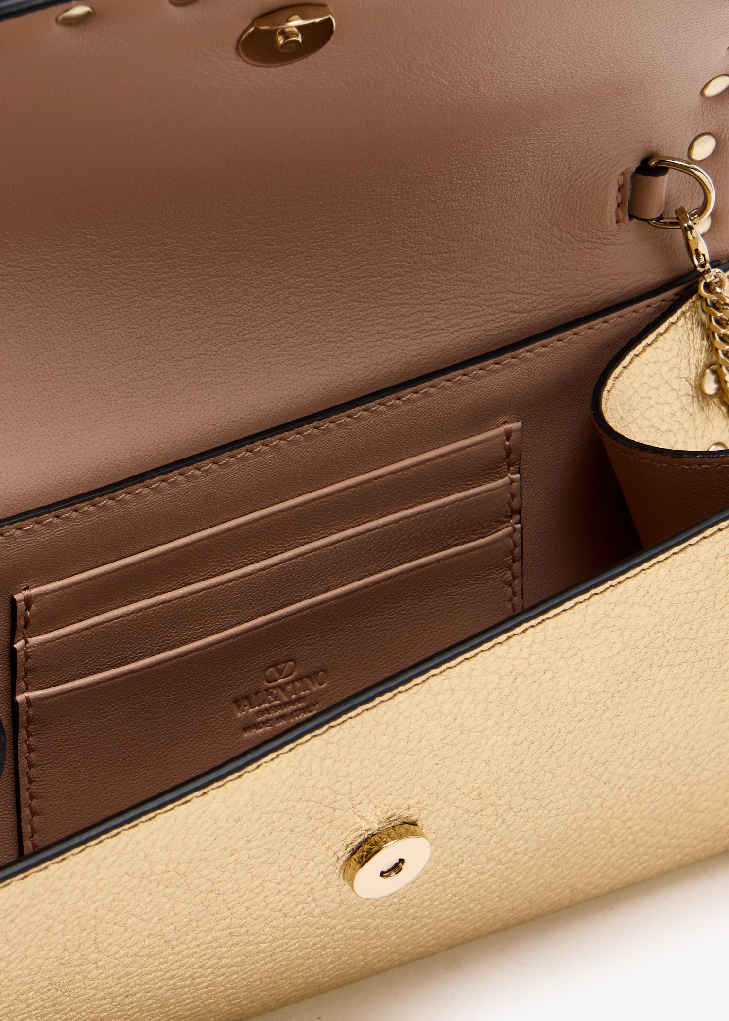 小物 CALEE  Leather Studs Gold Wallet Chain 小物 CALEE Leather Studs Gold Wallet Chain CALEE Leather Studs