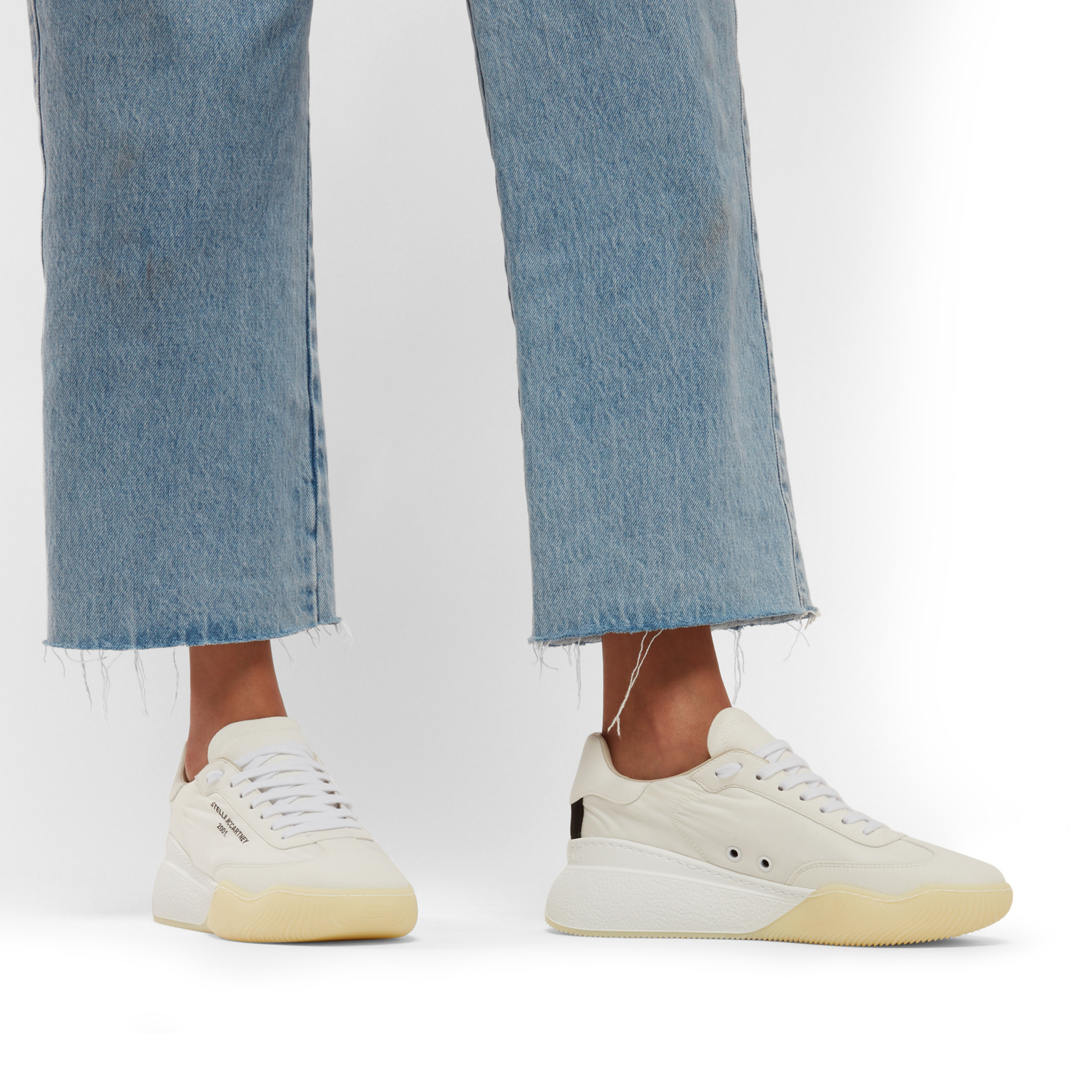 Stella McCartney Loop lace-up sneakers for Women - White in