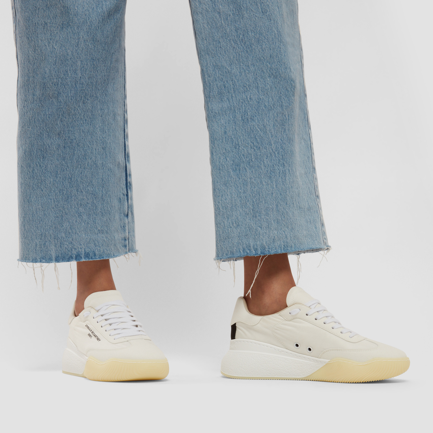 Stella McCartney Loop lace-up sneakers for Women - White in