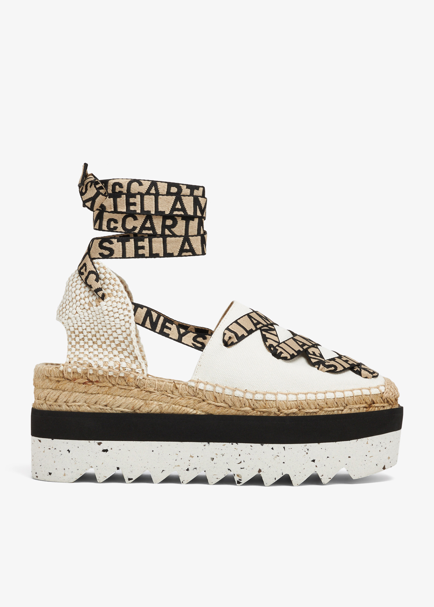 Stella McCartney Gaia canvas wedge espadrilles for Women