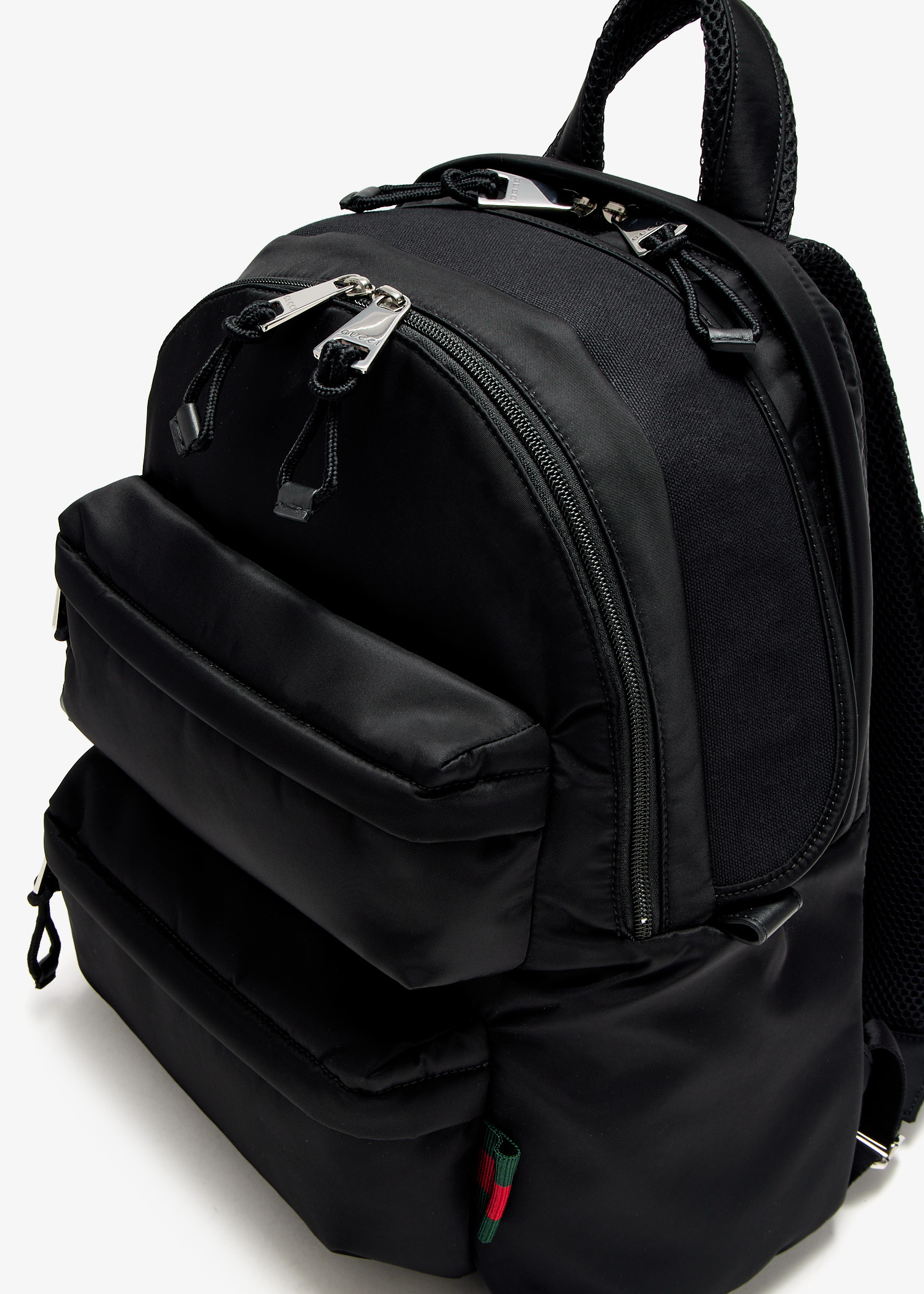 Gucci Medium Gucci logo backpack for Men - Black in UAE