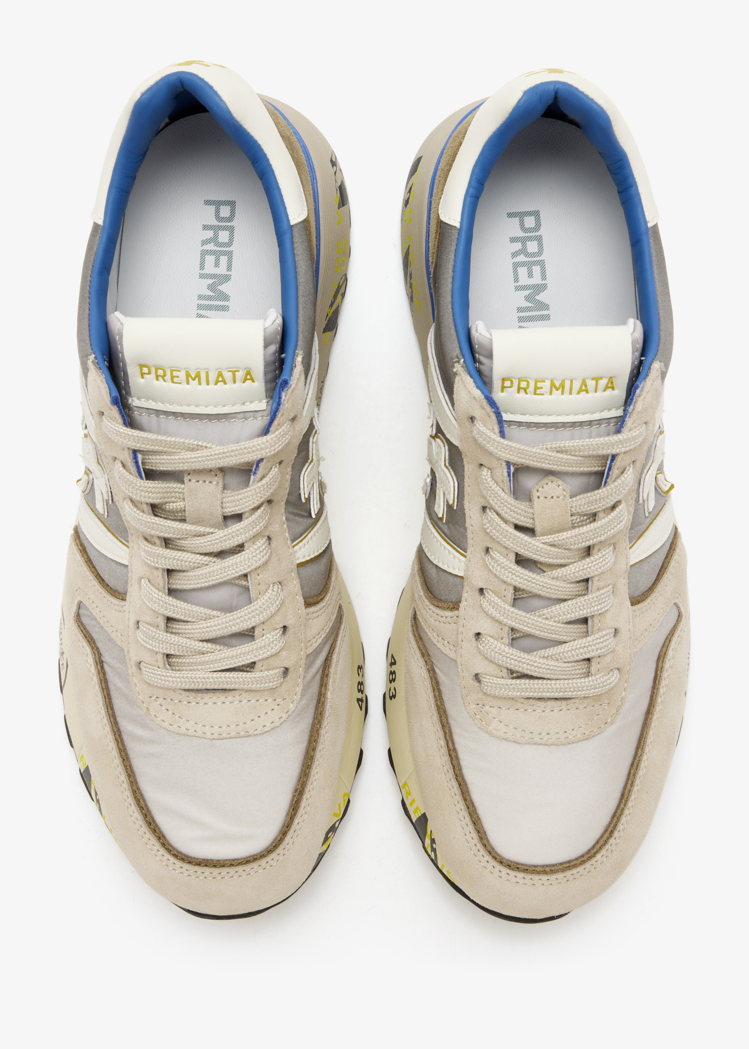 Premiata Lander sneakers for Men - Beige in UAE | Level Shoes
