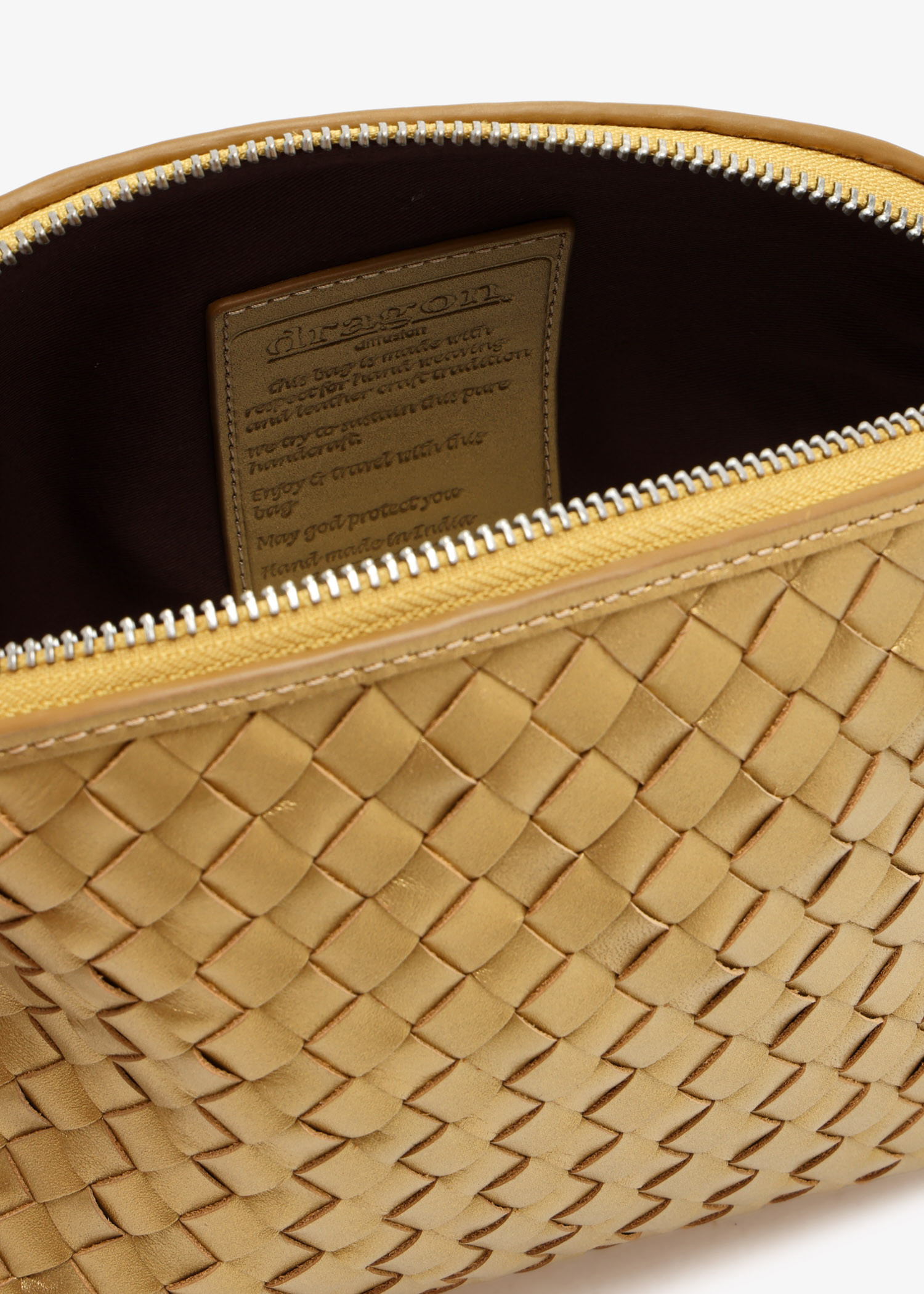 J.M. Weston Chunky Fellini Pochette bag for Women - Gold in USA