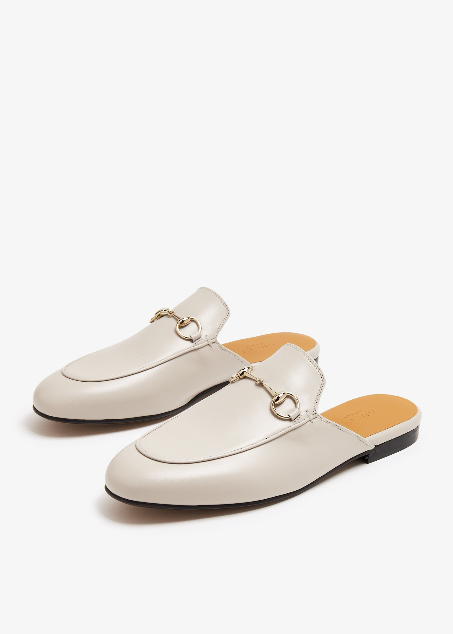 Gucci Princetown slippers for Women - Grey in UAE | Level Shoes